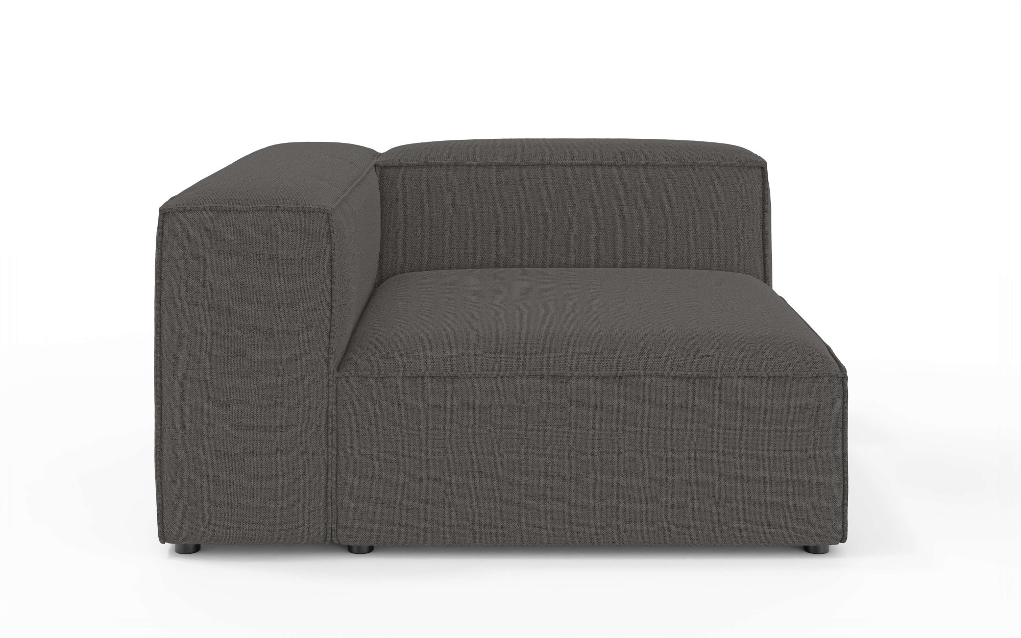 INOSIGN Ottomane »HAILY links/rechts bestellbar, Loungemöbel, Maße B/T/H: 130/130/72 cm«, als Modul oder separat verwendbar, für individuelle Zusammenstellung