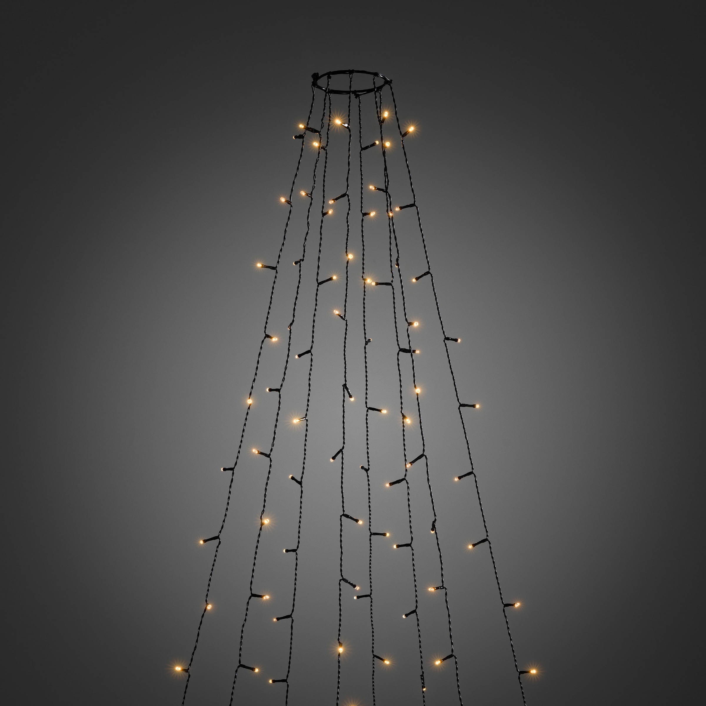 KONSTSMIDE LED-Baummantel »Weihnachtsdeko aussen, Christbaumschmuck«, 400  St.-flammig, LED Lichterkette mit Ring Ø 15, 8 Stränge à 50 Dioden online  bestellen