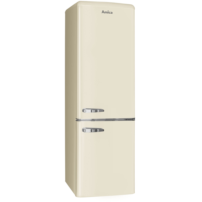 AMICA Kühl-/Gefrierkombination »KGCR 387 101 B« 181 cm hoch 55 cm breit beige Eiswürfelbehälter