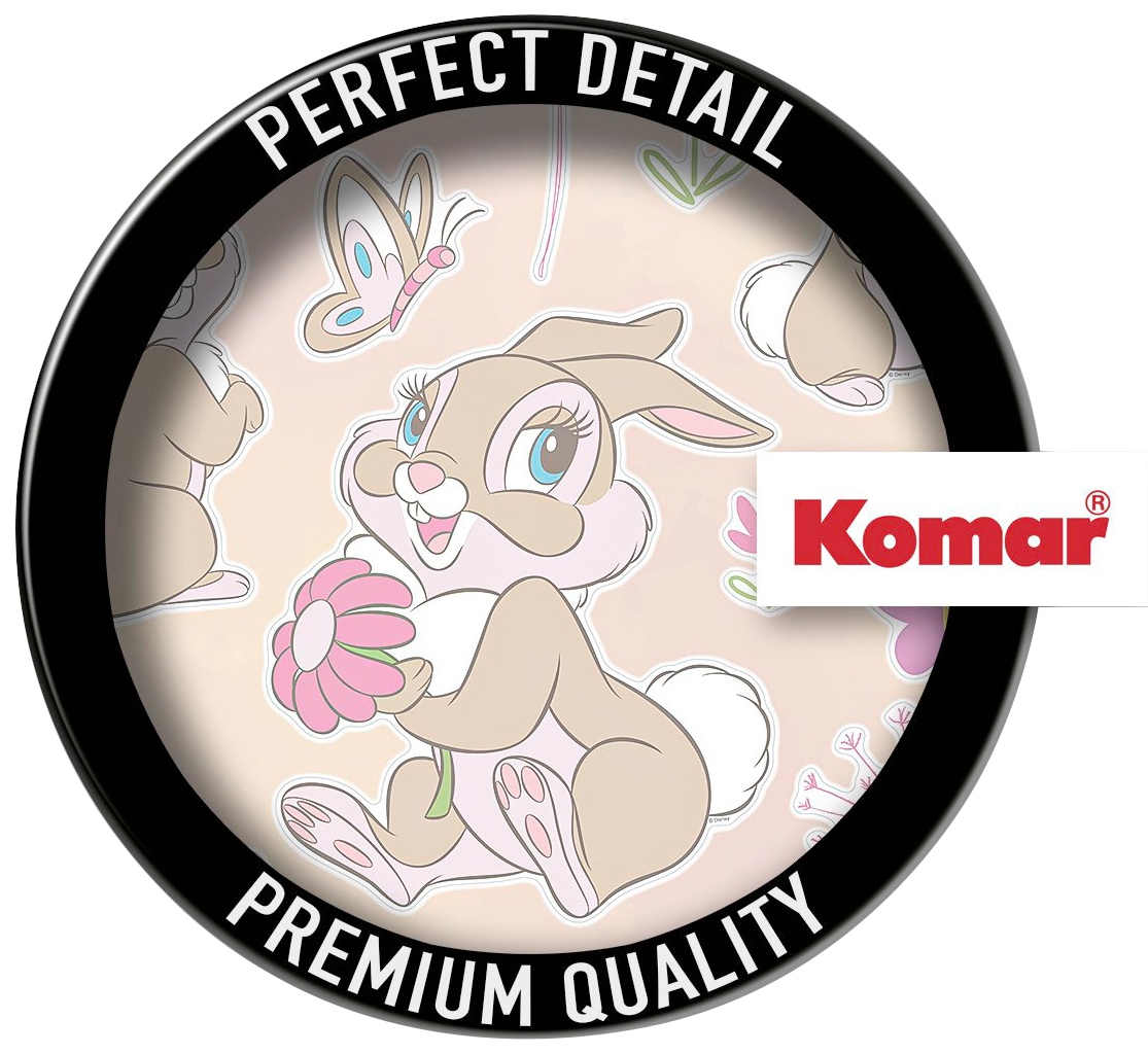 Komar Wandtattoo »Little Miss Bunny - Größe 50 x 70 cm«, (24 St.), selbstklebend, Wandsticker, Kinderzimmer