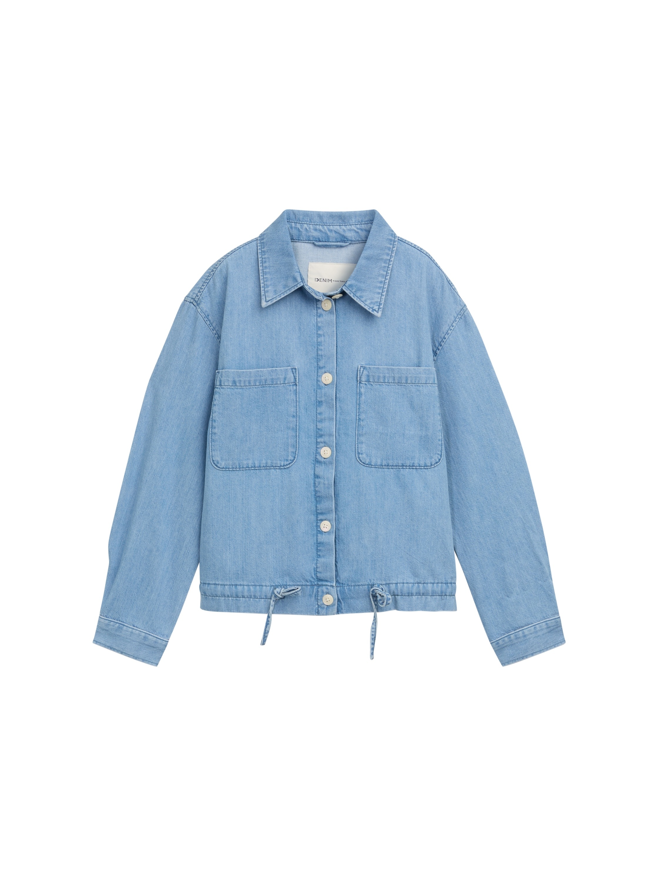 TOM TAILOR Denim Jeansjacke, ohne Kapuze, mit Brusttaschen