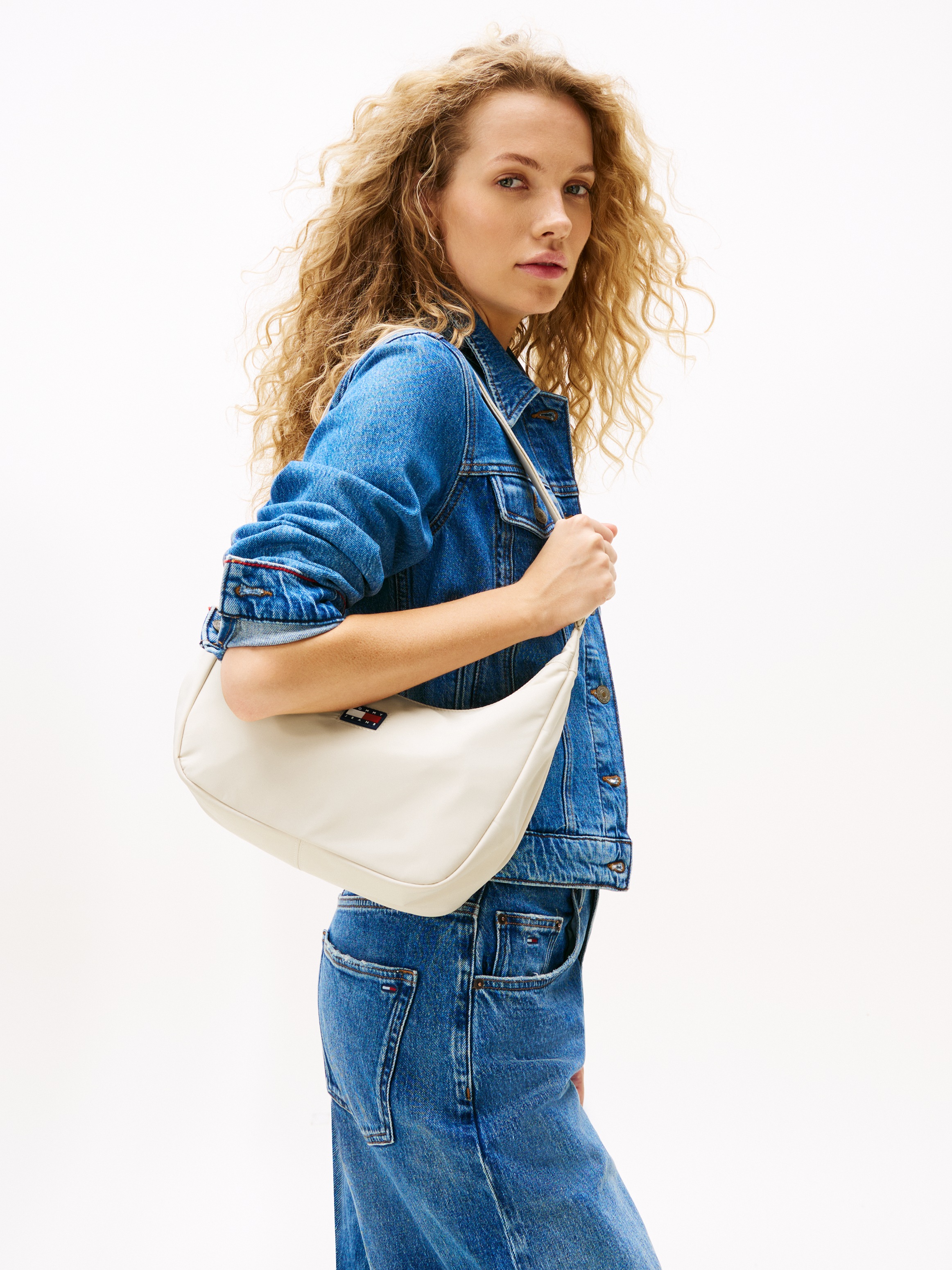 Tommy Jeans Schultertasche »TJW URBAN X-BODY«, Damen Minibag, Abendtasche mit typischer Logoflag