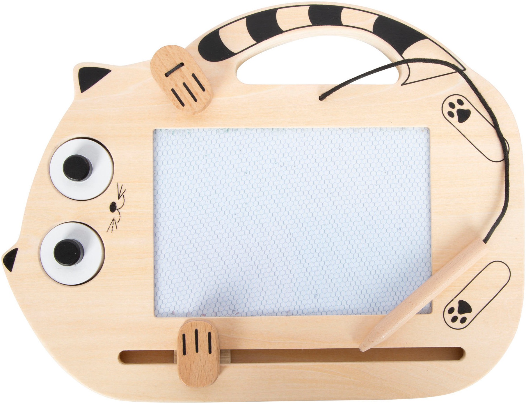 Small Foot Zaubertafel »Katze«, magnetisch, mit Tragegriff