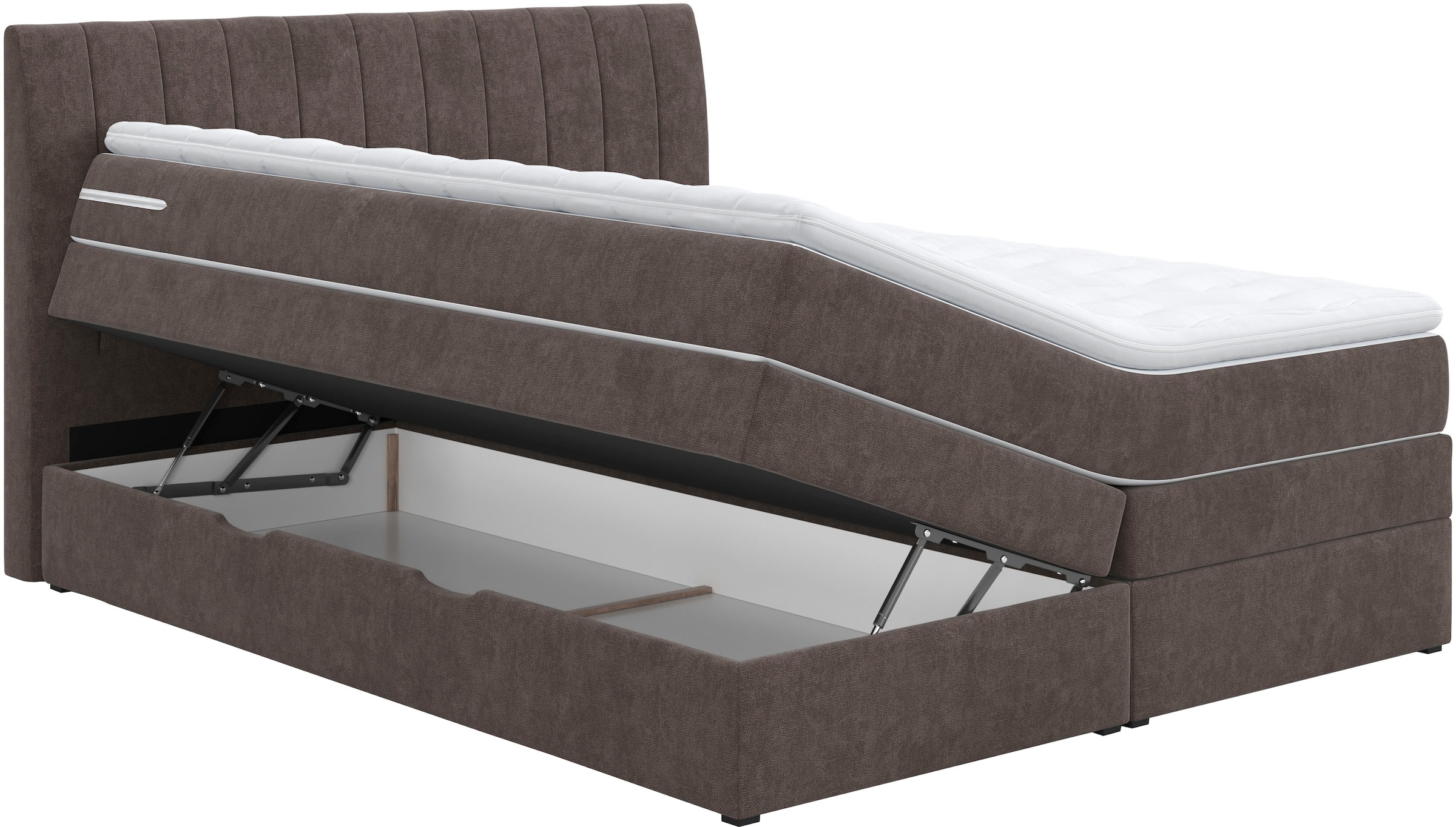 COTTA Boxspringbett »Shark inkl. Bettkasten und Topper«, erhältlich in den Breiten 140x200cm, 160x200cm und 180x200cm