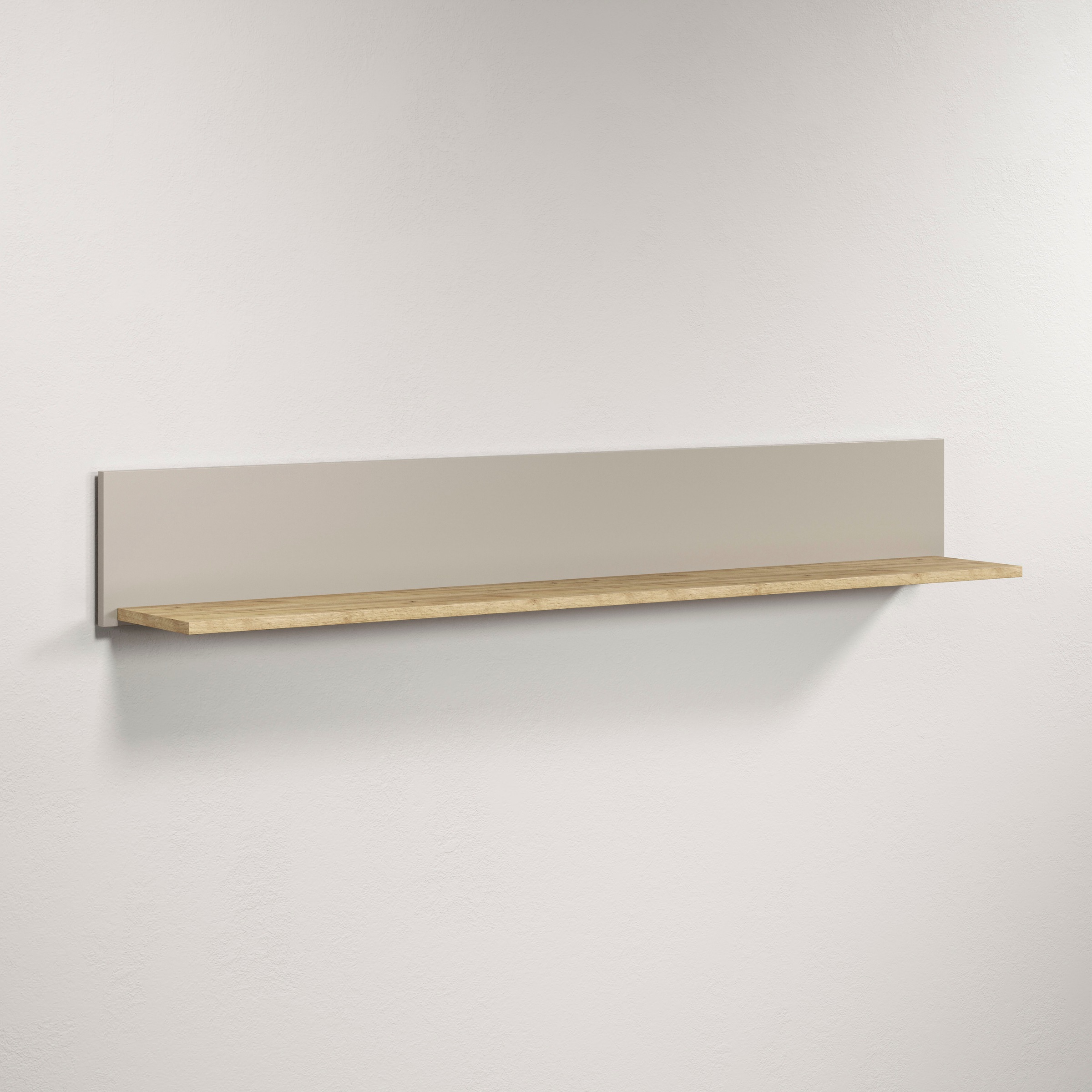 Places of Style Wandboard »San Pedro«, (1 St.), Wandregal, Bücherleiste mit den Maßen (B/T/H) 140/22/20 cm