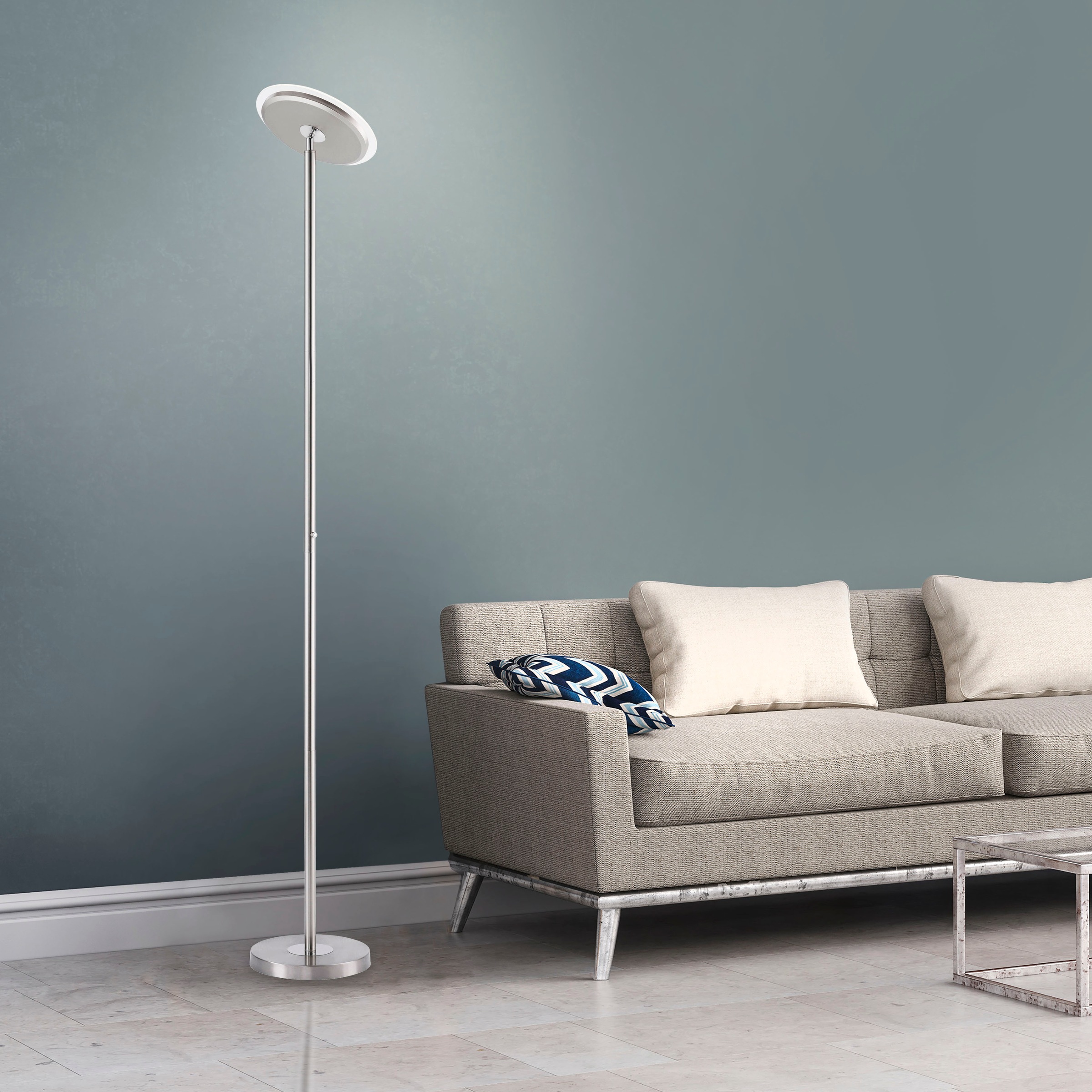 JUST LIGHT Stehlampe »HANS«, 1 flammig, Leuchtmittel LED-Board | LED fest integriert, LED, dimmbar über Touchdimmer