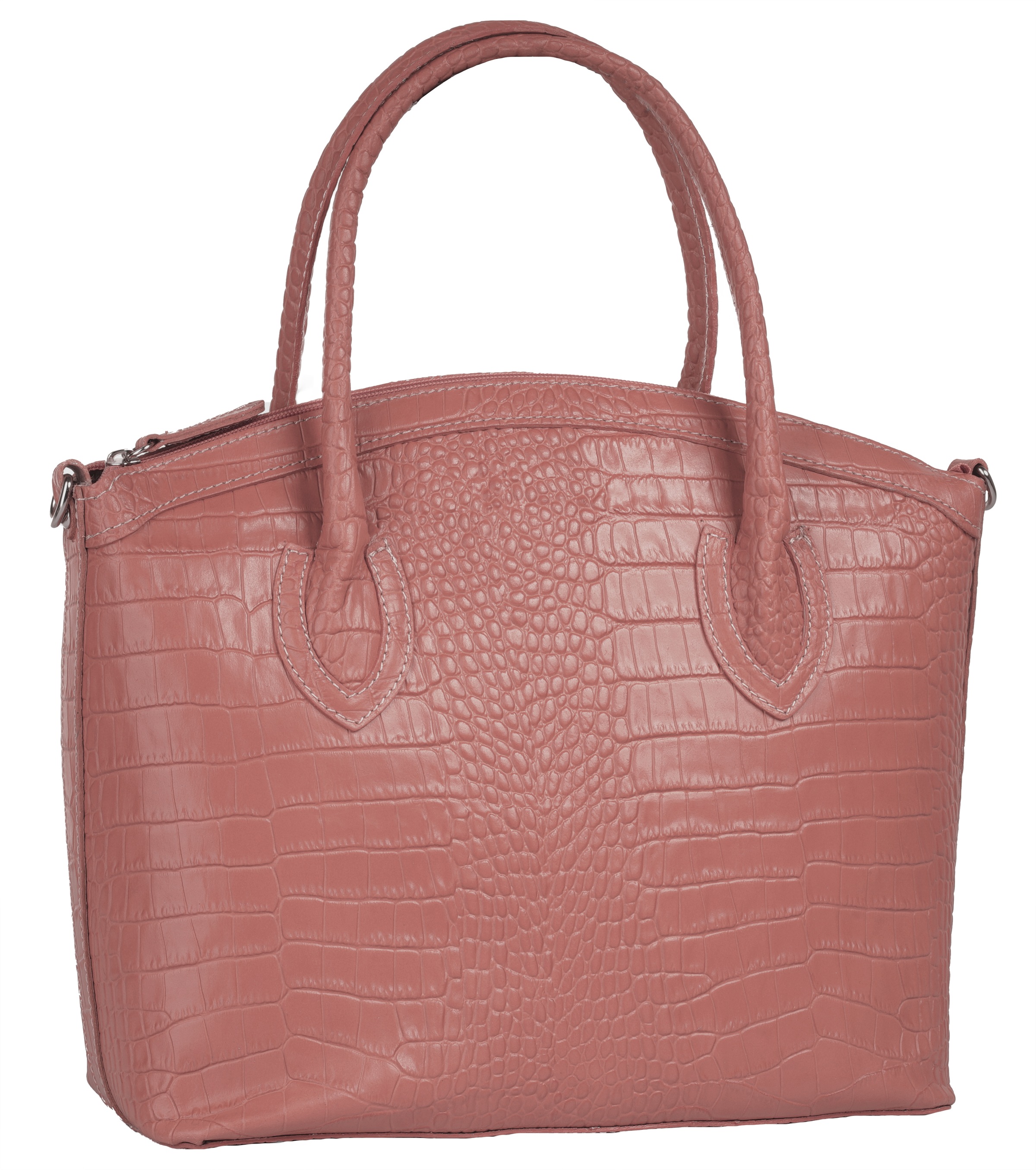 Cluty Henkeltasche, echt Leder, Made in Italy