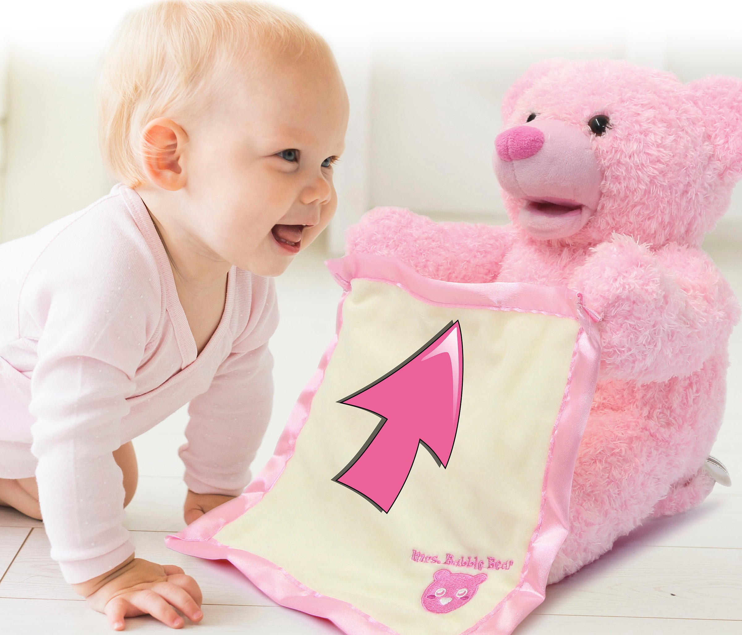 Jamara Kuscheltier »Mrs. Babble Bear pink«