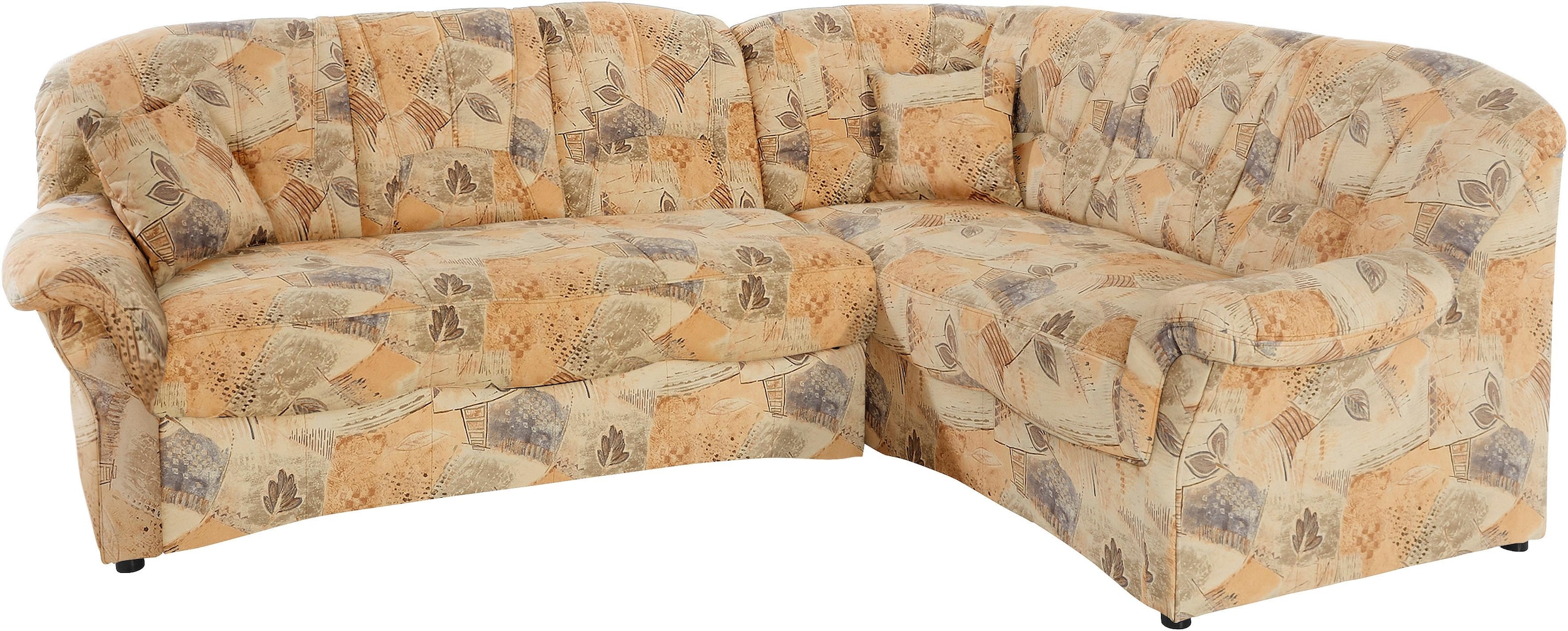 DOMO collection Ecksofa »Bahia, zeitlos und elegant, bequeme Armlehnen, L-F günstig online kaufen
