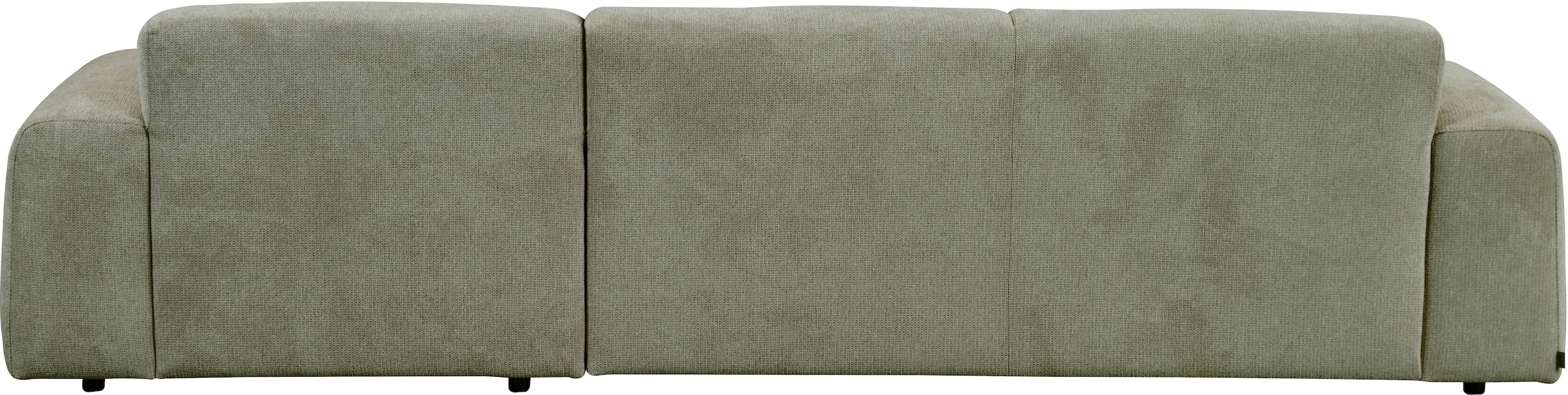 andas Ecksofa »Linkka, Breite 301 cm«, L-Form, in einem weichen Chenille-Stoff, mit Wellenunterfederung