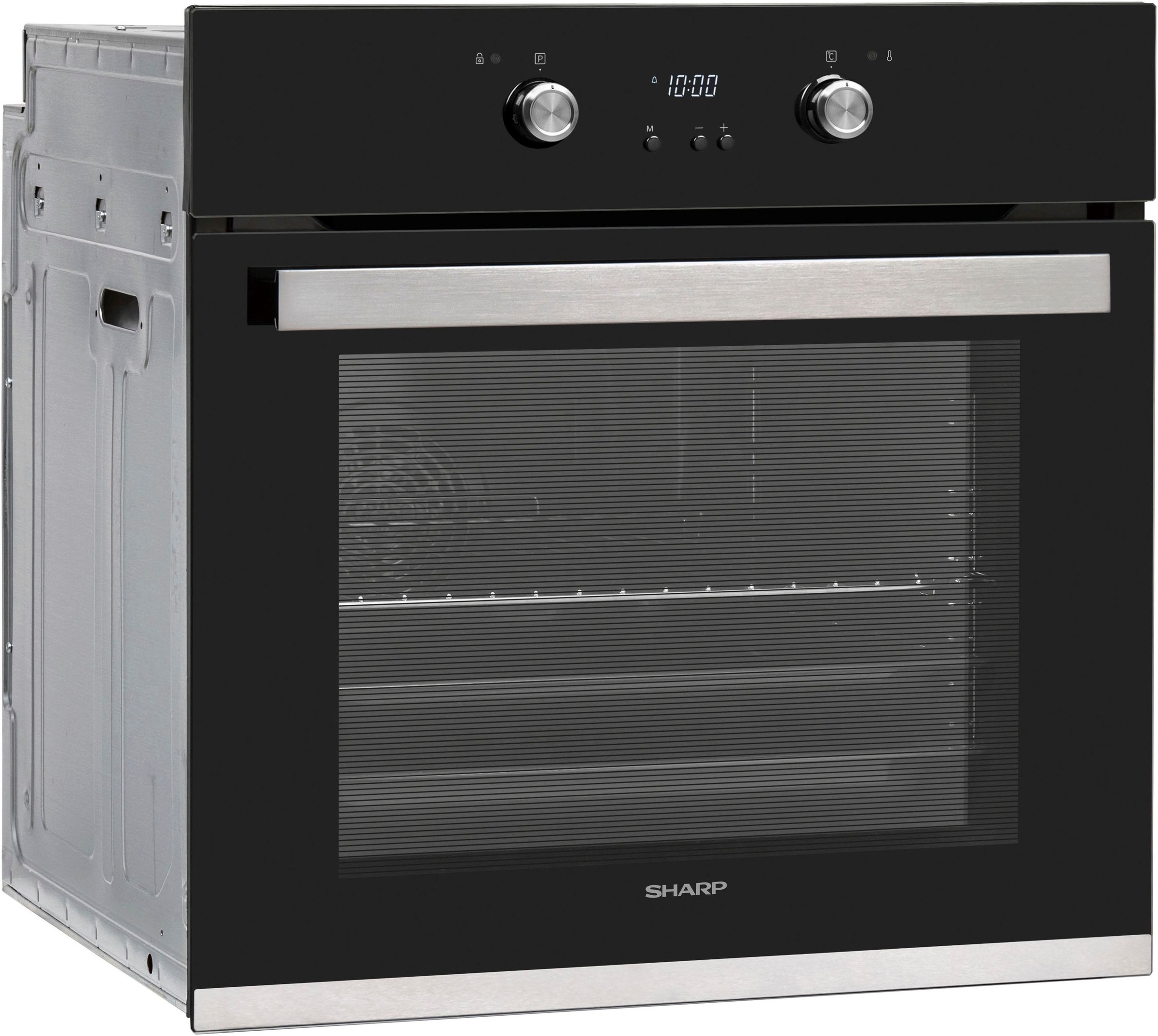 Sharp Backofen-Set »Pyro_Extraset_Graphit_Induktion«, Pyrolyse-Selbstreinigung