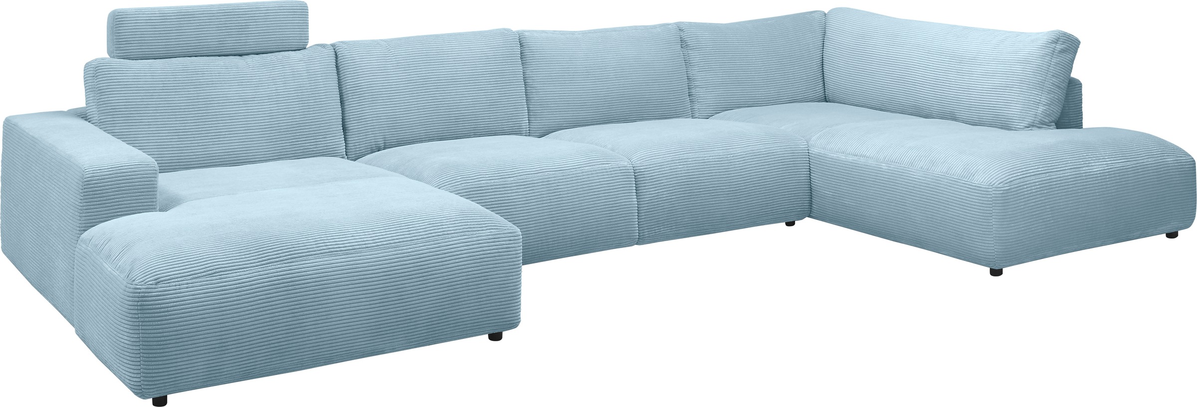 Musterring Wohnlandschaft »Lucia U-Form«, Verschiedene Farben, inkl. Kopfstütze, Gesamtbreite 434 cm