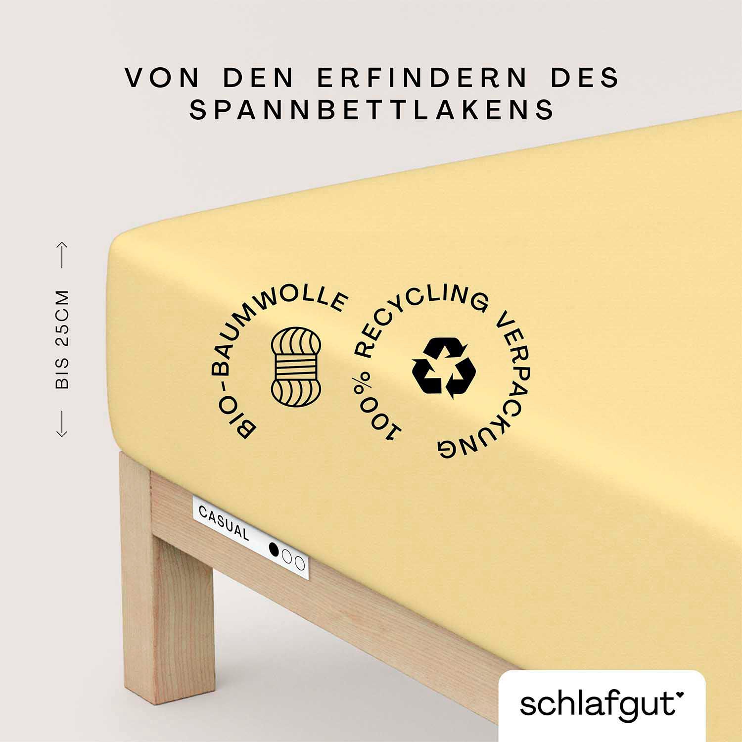 Schlafgut Spannbettlaken CASUAL u.a. in Gr. günstig online kaufen