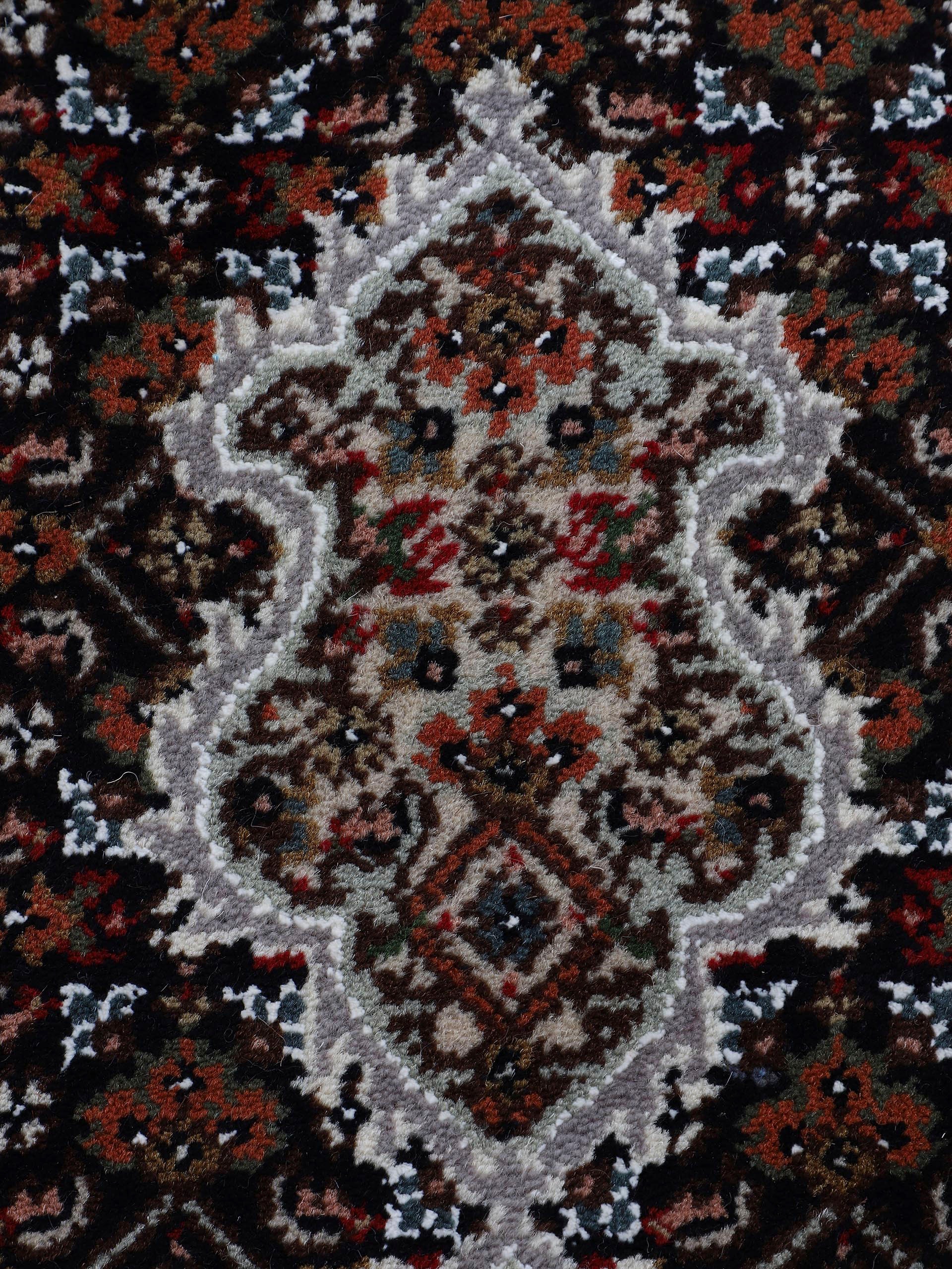 Woven Arts Orientteppich »Orientteppich Tabriz Mahi«, rechteckig, 15 mm Höhe, handgeknüpft, Wohnzimmer, reine Wolle