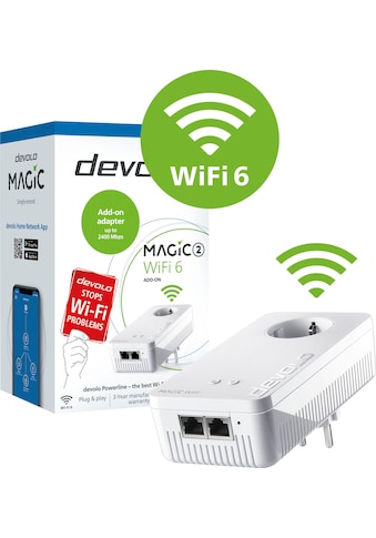 DEVOLO Adapter »Magic 2 WiFi 6 (2400 Mbit/s, G.hn, 2x GB LAN, Mesh, Access Point... kaufen