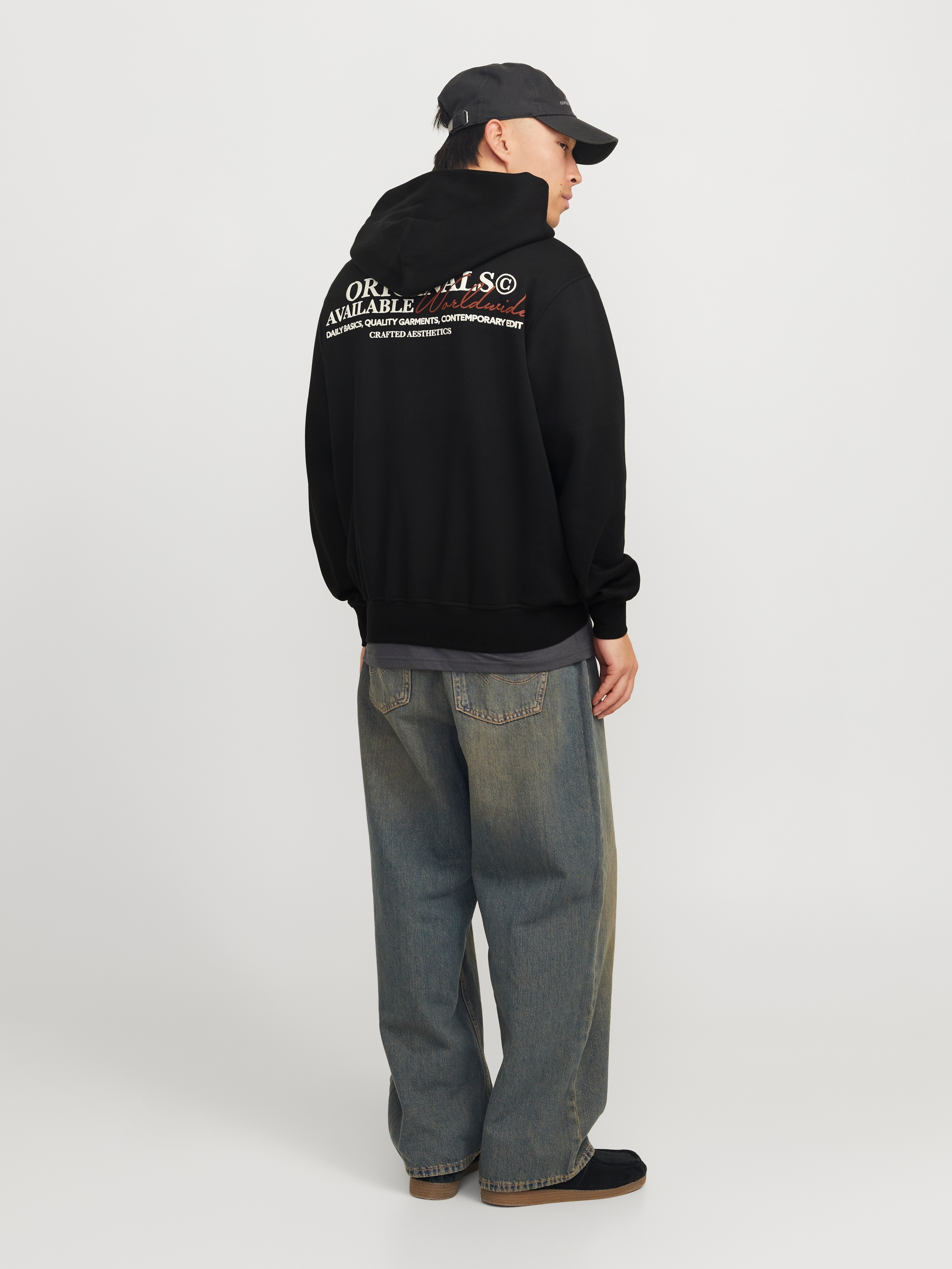 Jack & Jones Kapuzensweatshirt »JORISLINGTON BACK SWEAT HOOD SN«