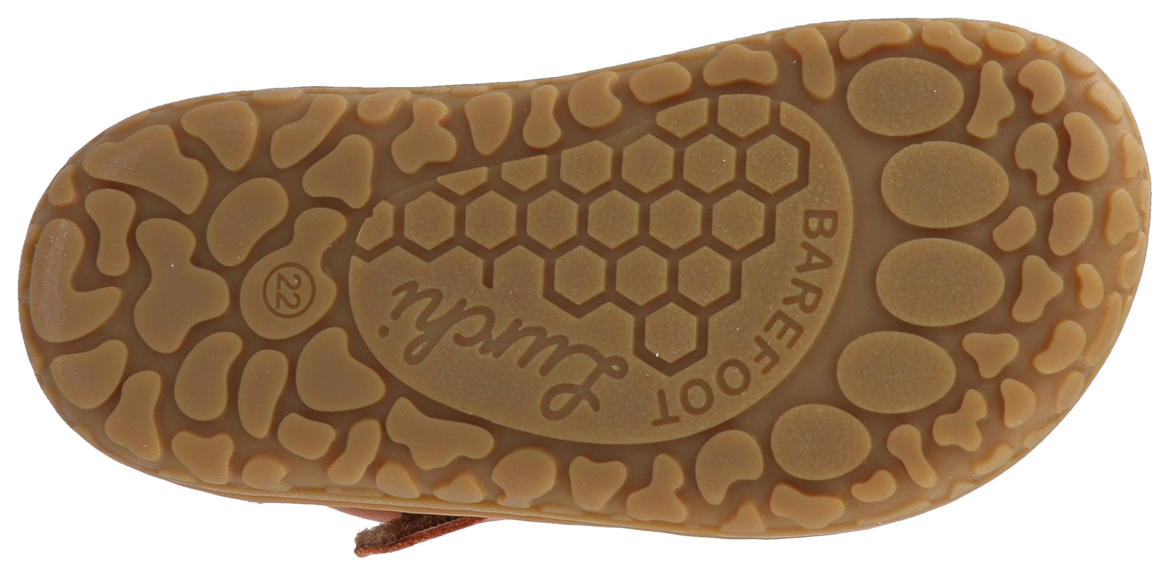 Lurchi Barfußschuh »Nik Barefoot«, Klettschuh mit Warmfutter, Größenschablone zum Download