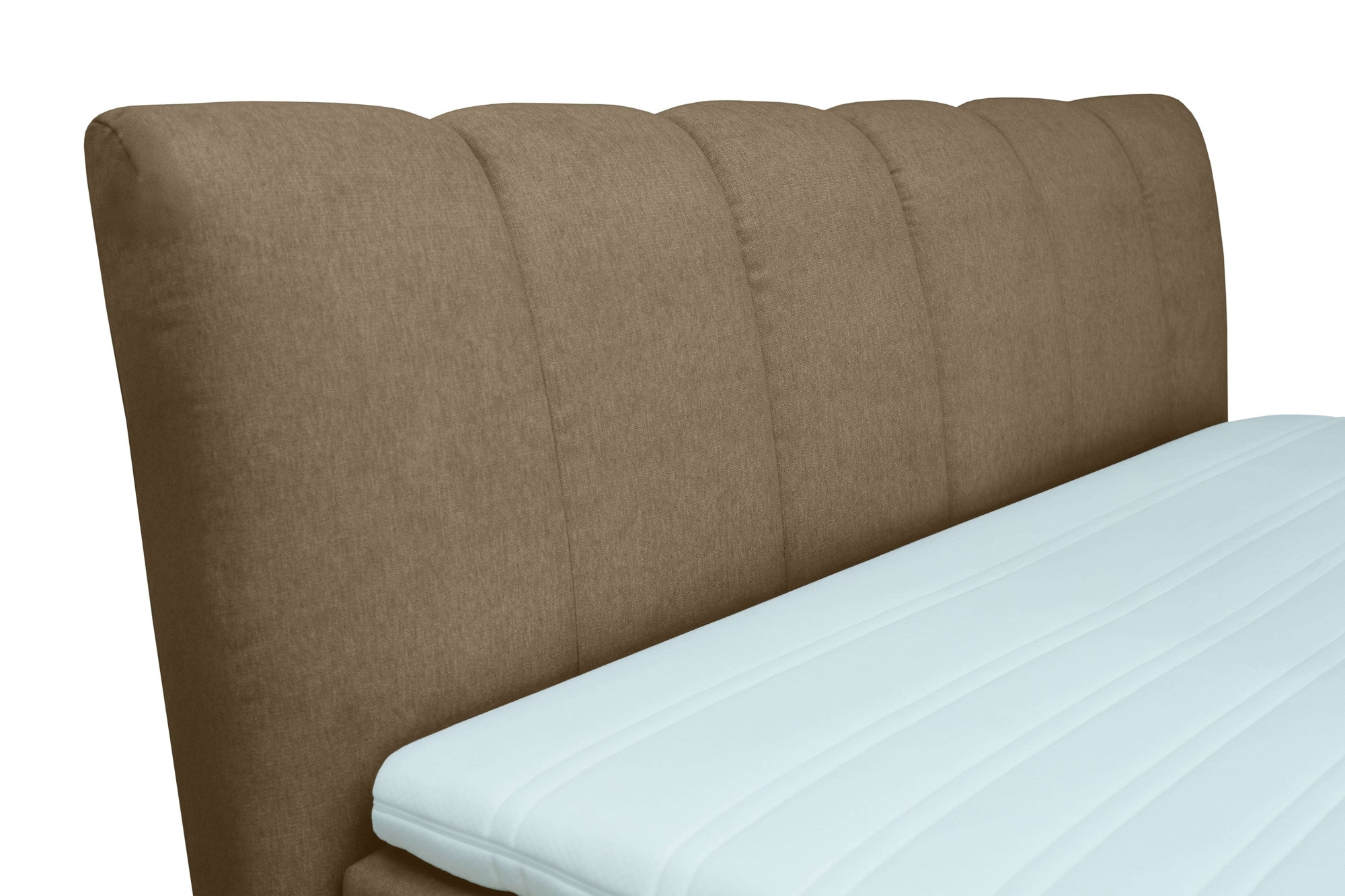 OTTO home Boxbett »DORA, Doppelbett inkl. Bettkasten, Federkernbett, Breiten: 160, 180 cm« Boxbett: 5-Z-Taschenfederkern im Unterbau, Härtegrad 3, inkl. Topper