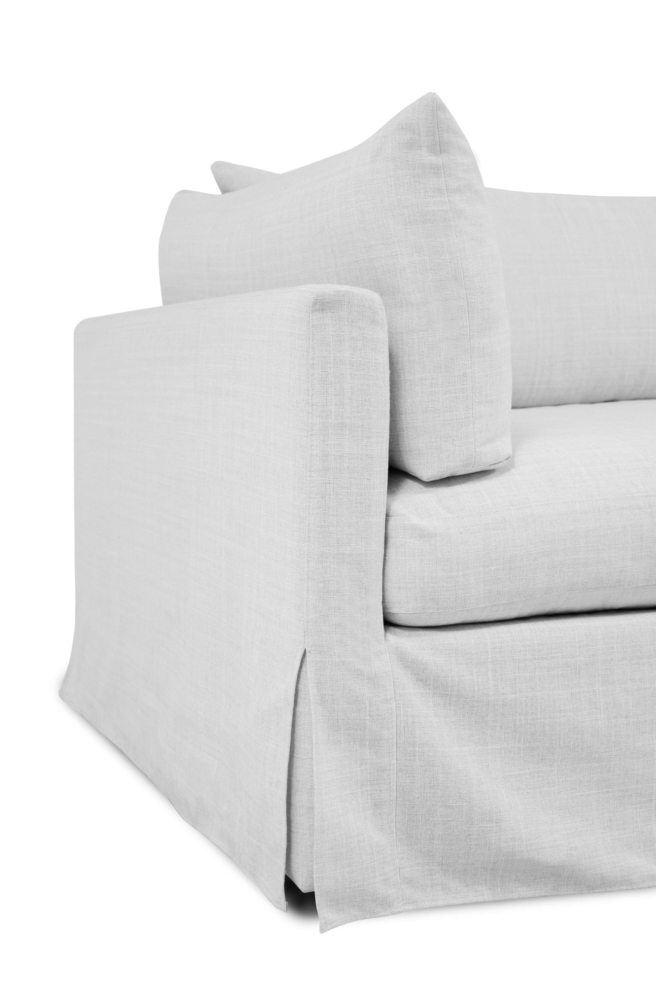 andas 3-Sitzer »Joucas, Hussensofa, Breite 244 cm«, (1 St.), extra tiefe Sitzfläche, mit Faserball-Füllung für mehr Sitzkomfort