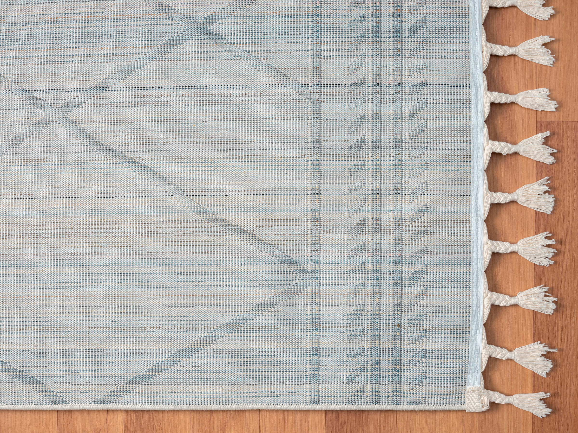 Myflair Möbel & Accessoires Hochflor-Teppich »Moroccan Design Lagerräumung«, rechteckig, 24 mm Höhe, modern, marokkanisches Design, Rauten Muster, weich, mit Fransen