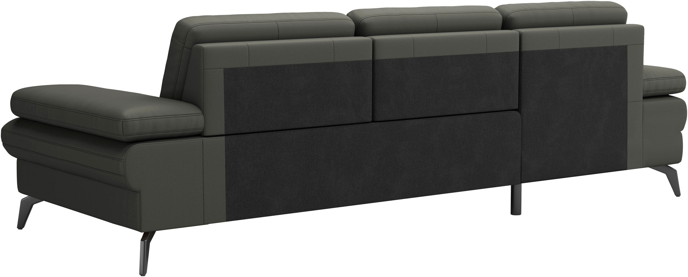 sit&more Ecksofa »Morris L-Form, inkl. Sitztiefenverstellung«, wahlweise mit Armteilverstellung, Bettfunktion & Bettkasten