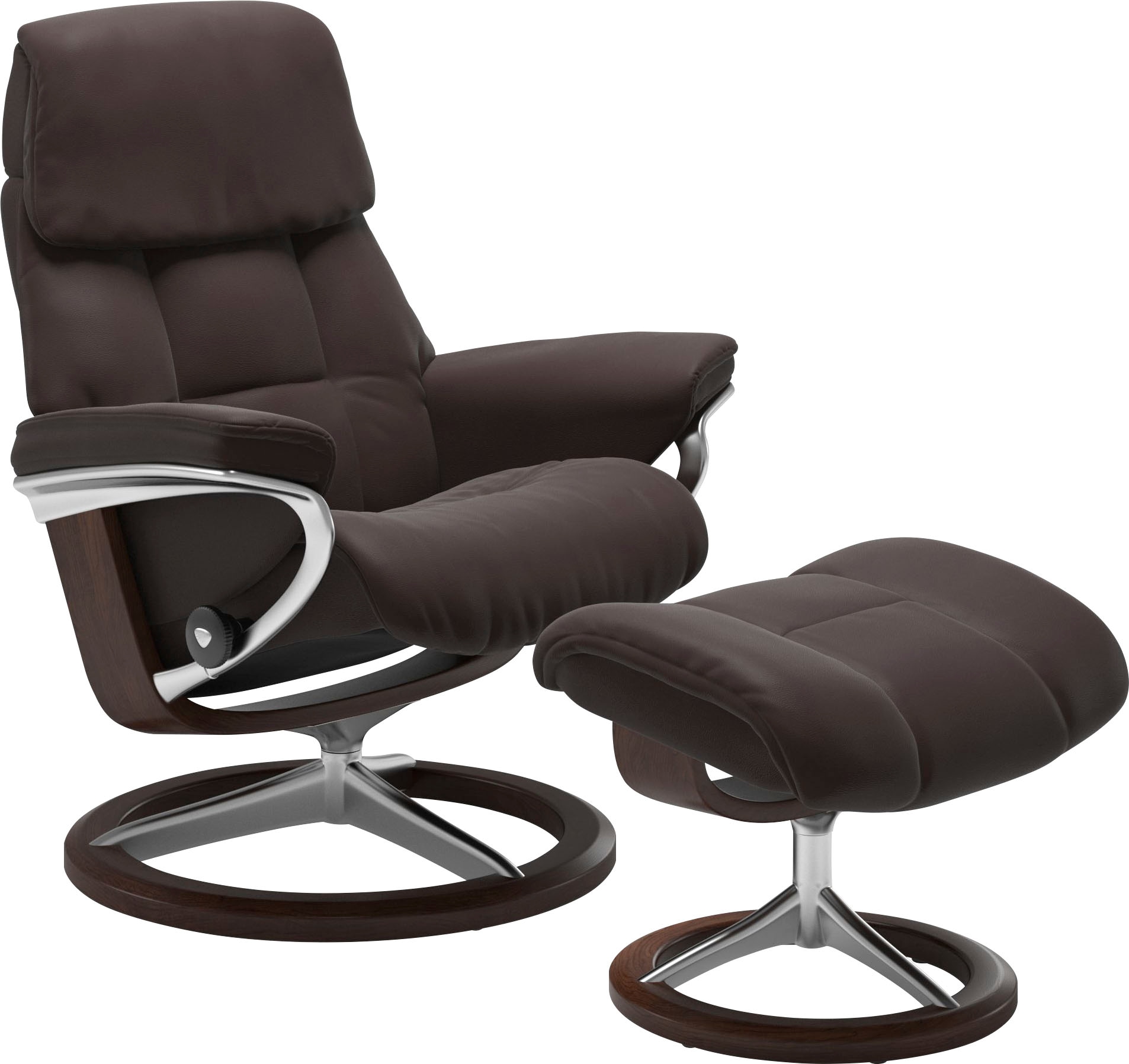Stressless® Hocker »Ruby« mit Signature Base, Gestell Eiche, Wenge, Braun & günstig online kaufen