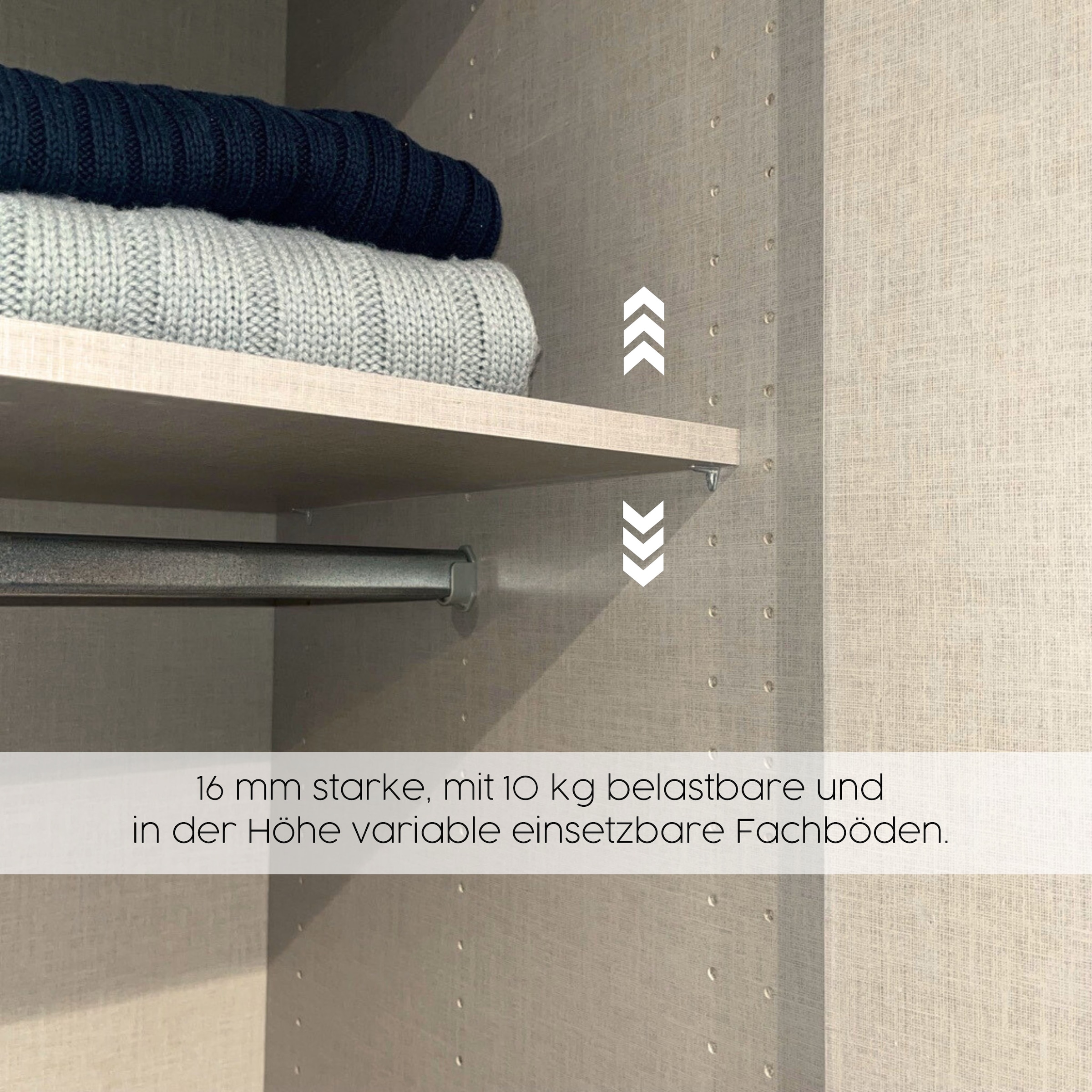 rauch Kleiderschrank »Drehtürenschrank Schrank Garderobe Ankleide Schlafzimmer LAGOA« in 3 verschiedenen Ausstattungen BASIC/CLASSIC/PREMIUM,  moderne Kantengriffe aus Metall, optional mit Aufsatz MADE IN GERMANY