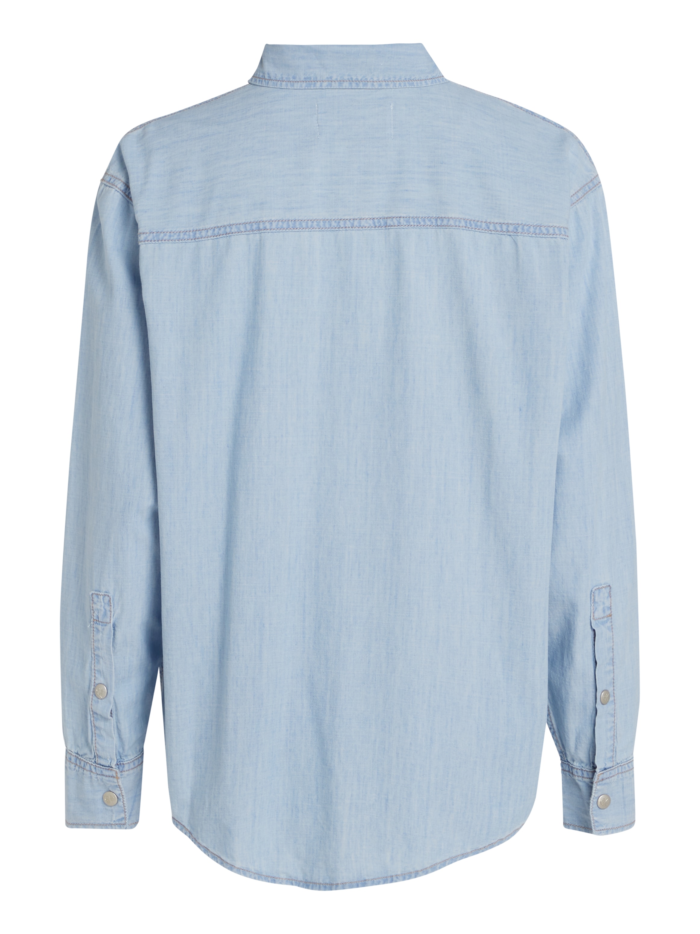 Calvin Klein Jeans Jeansbluse »OVERSIZED LS DENIM SHIRT«, mit Logopatch