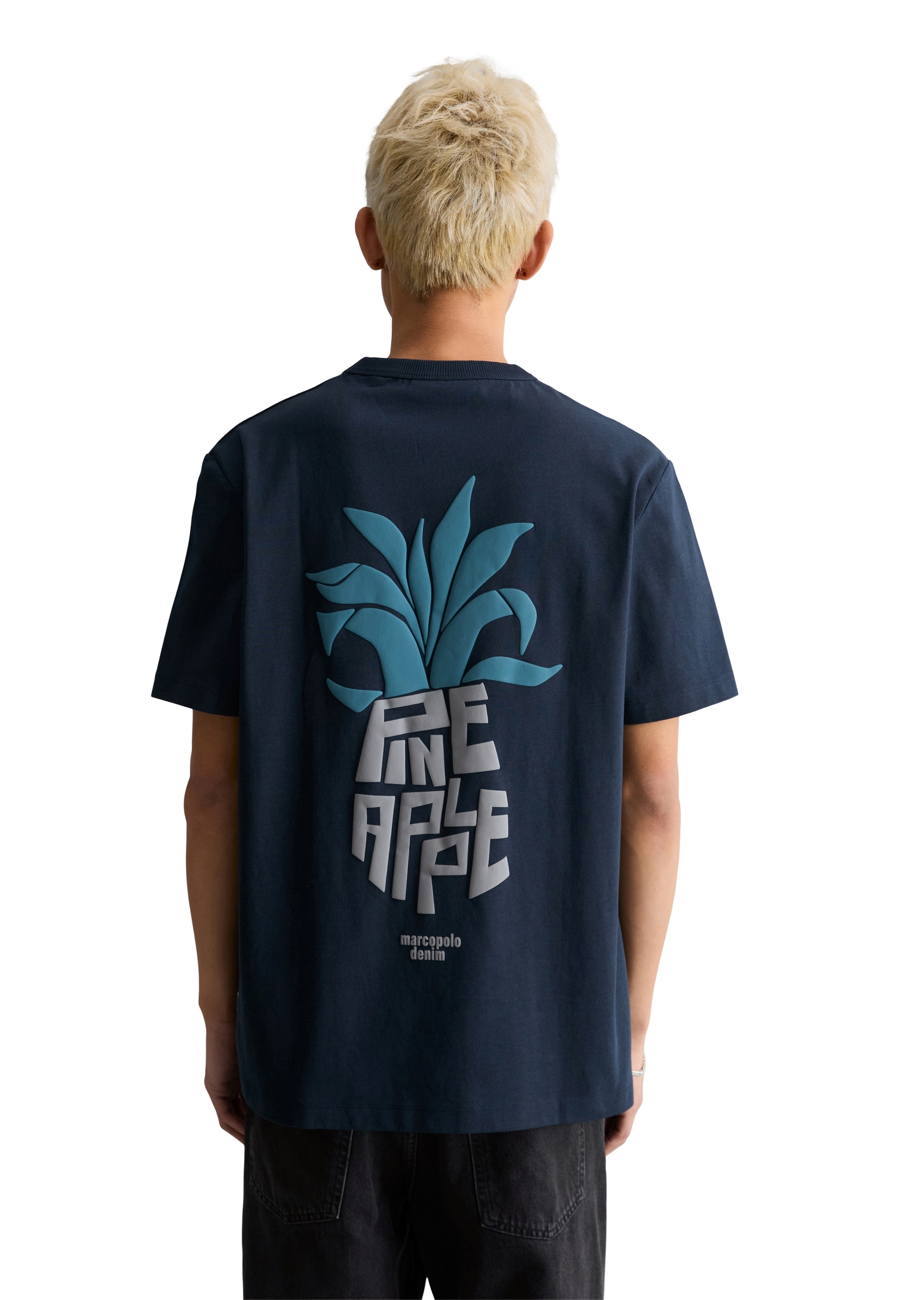 Marc O'Polo DENIM T-Shirt relaxed fit mit Rückenprint