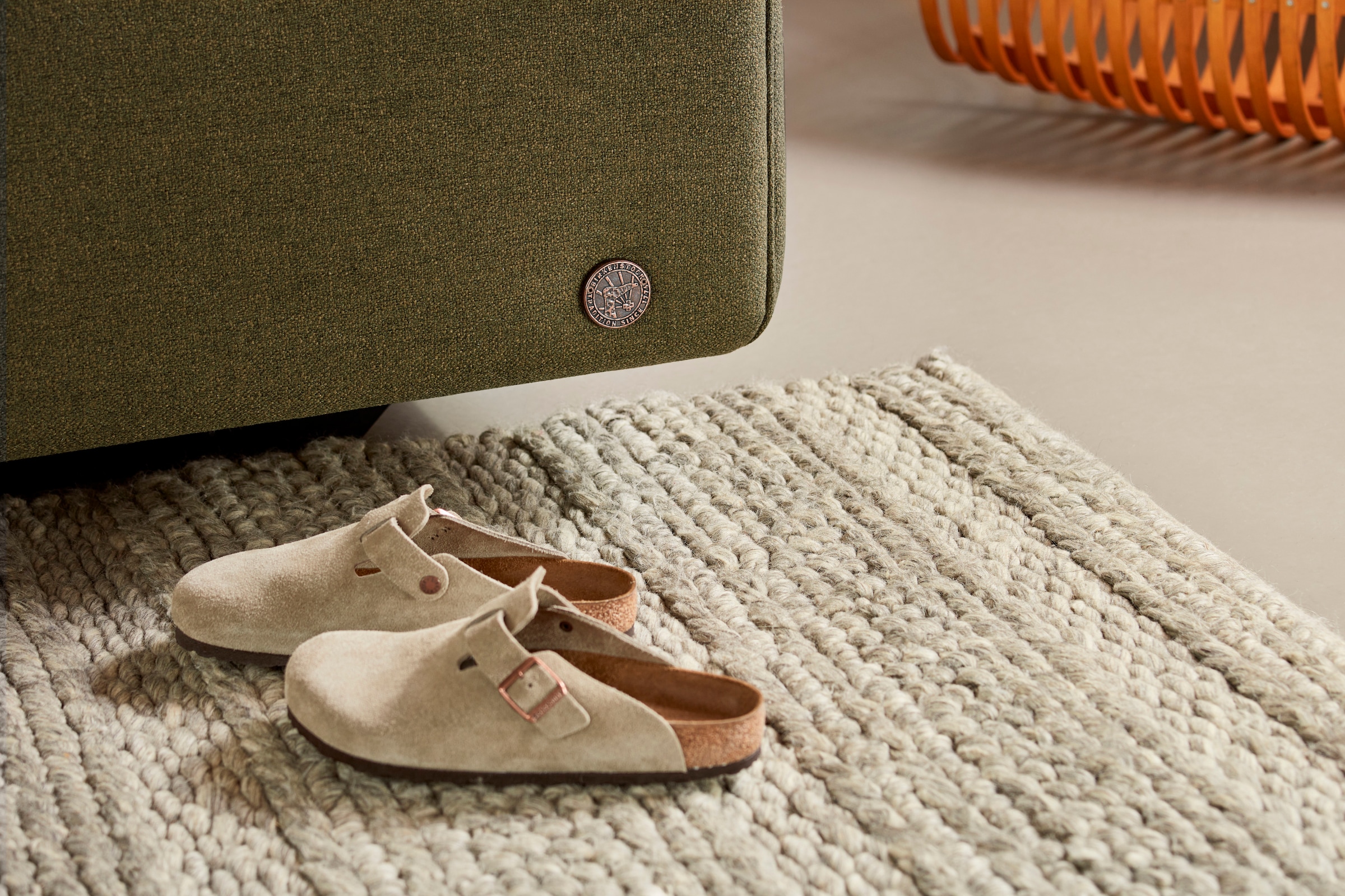 7. Bild von Birkenstock Polsterbett »Stalon Frame«, Kopfteil in Rautenoptik mit Lederknöpfen, unterschiedl. Ausführungen