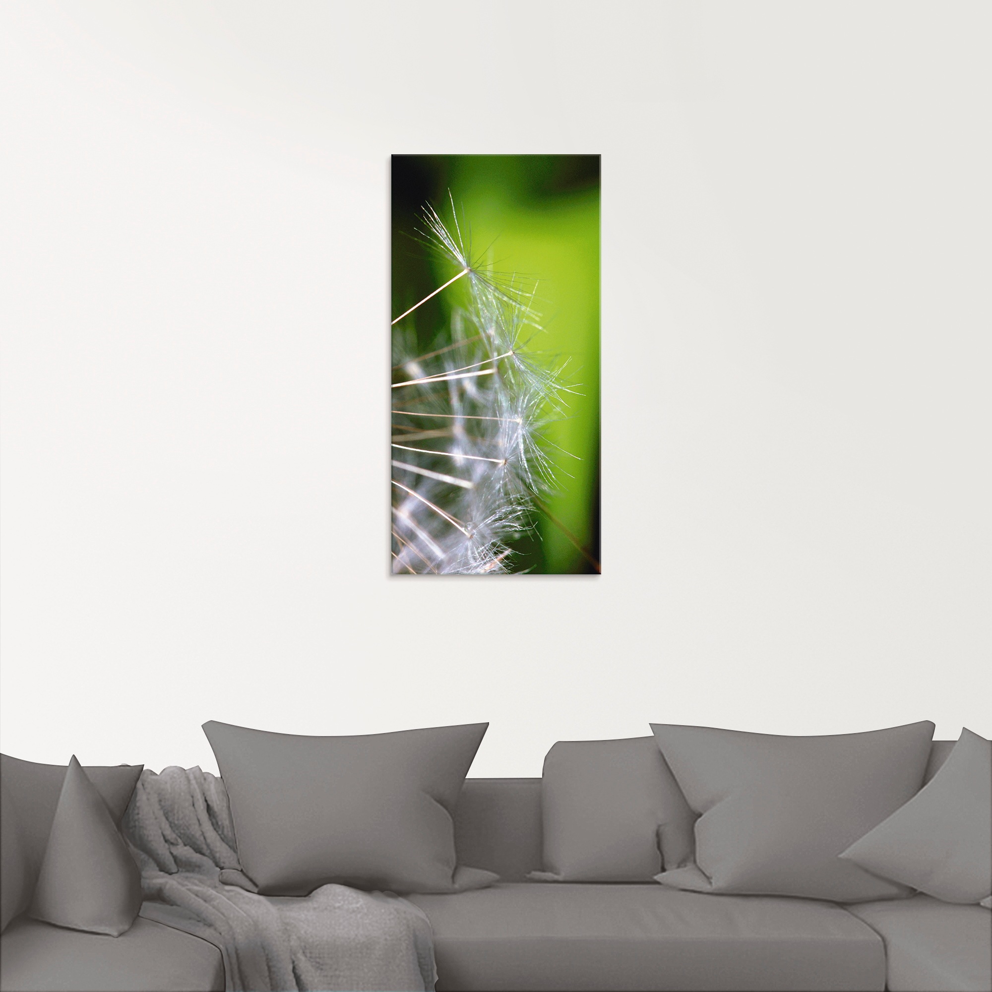 Artland Glasbild »Pusteblumesamen«, Blumen, (1 St.), in verschiedenen Größen