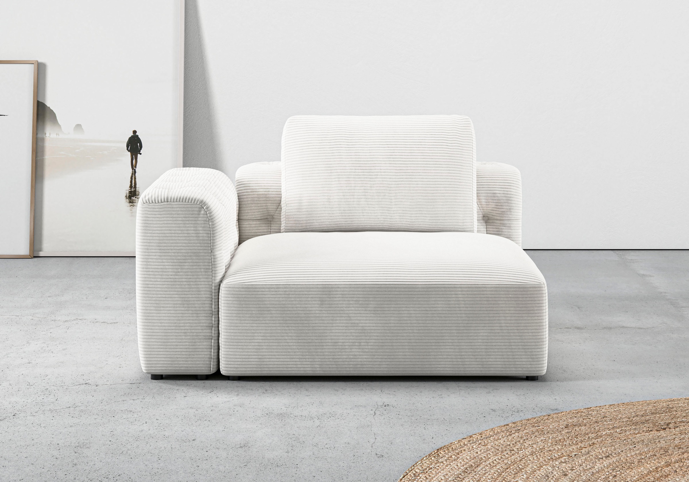 RAUM.ID 1,5-Sitzer »Cushid«, Modul-Eckteil, auch einzeln stellbar, Breite 1 günstig online kaufen
