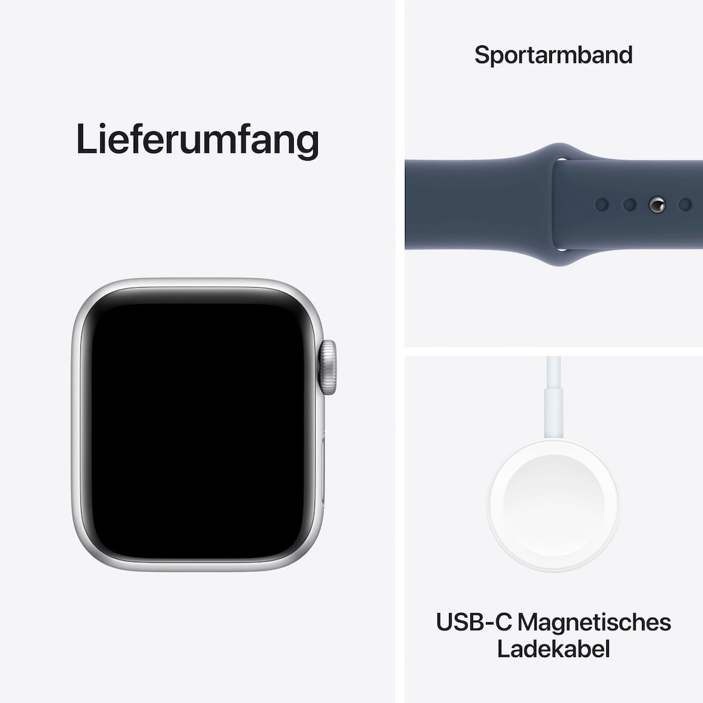 Apple Smartwatch »Watch SE GPS 40 mm Aluminium + Cellular M/L«, (Watch OS 10)