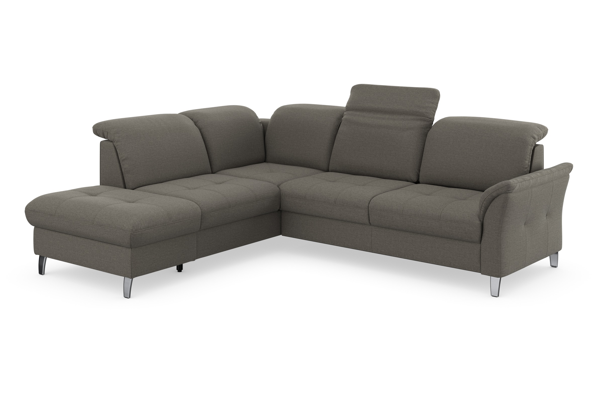 sit&more Ecksofa »Maggiore L-Form«, wahlweise mit Kopfteilverstellung, Bettfunktion und Stauraum