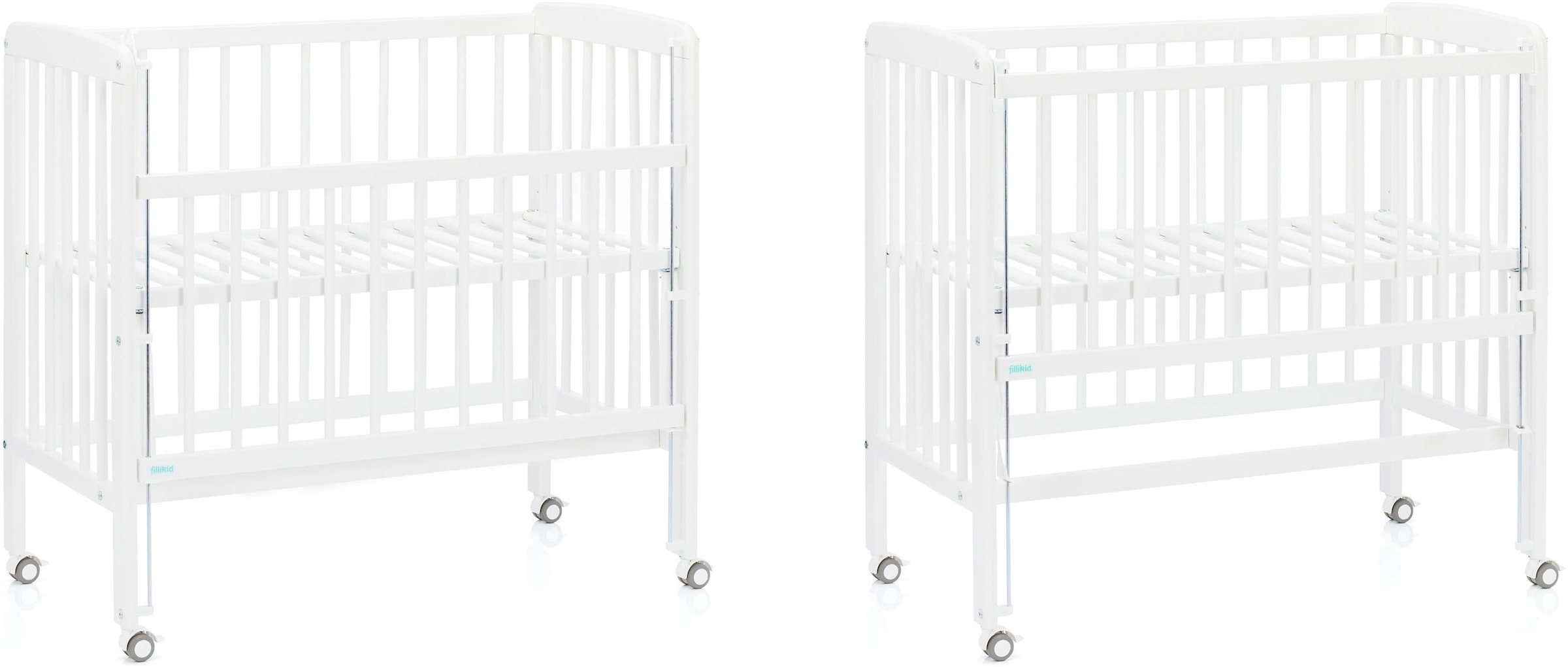 Fillikid Beistellbett »Nino«, inkl. Matratze; Made in Europe