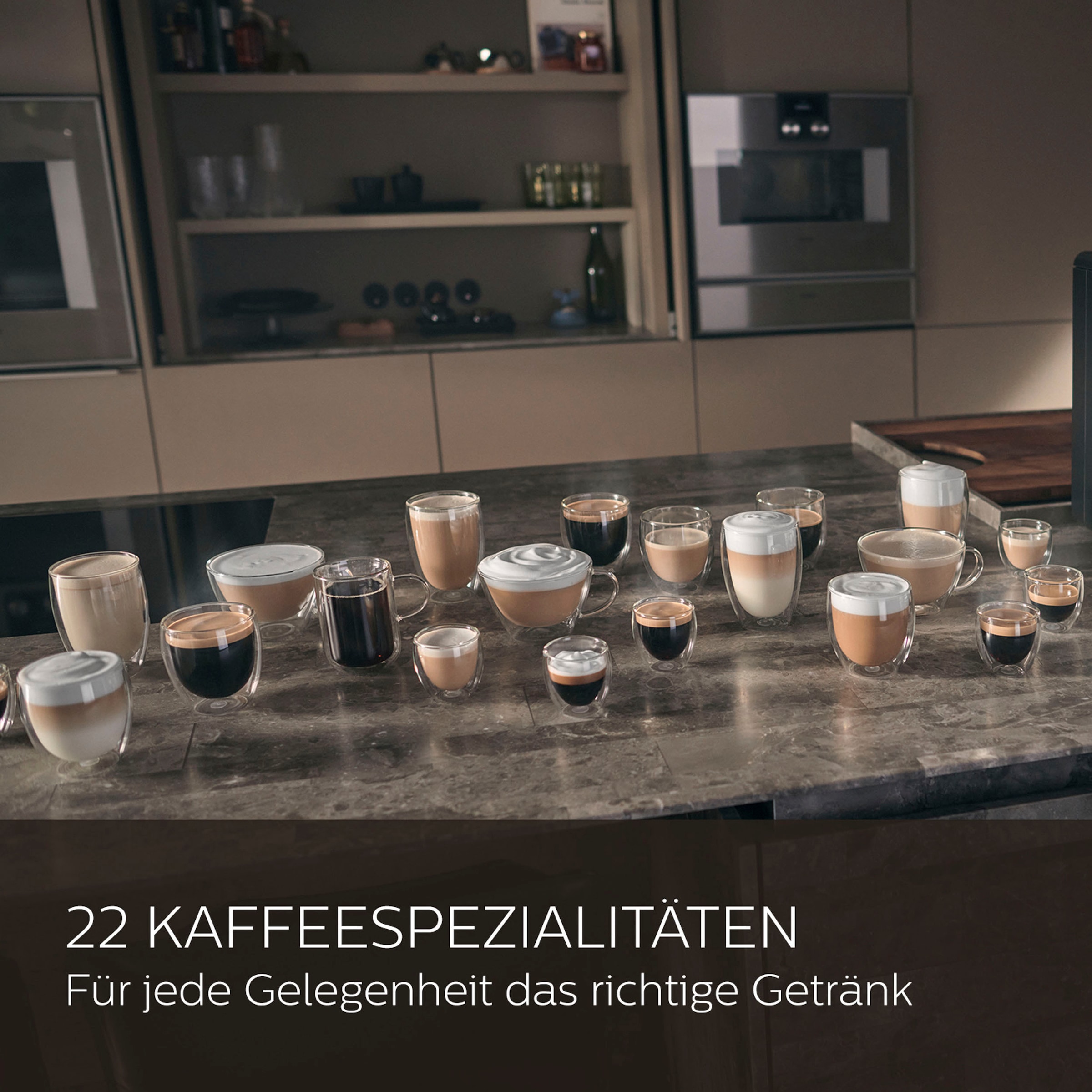 Saeco Kaffeevollautomat »SM8785/00 Saeco Xelsis Deluxe, 22 Kaffeespezialitäten« 8 Benutzerprofilen und 5" Touchscreen