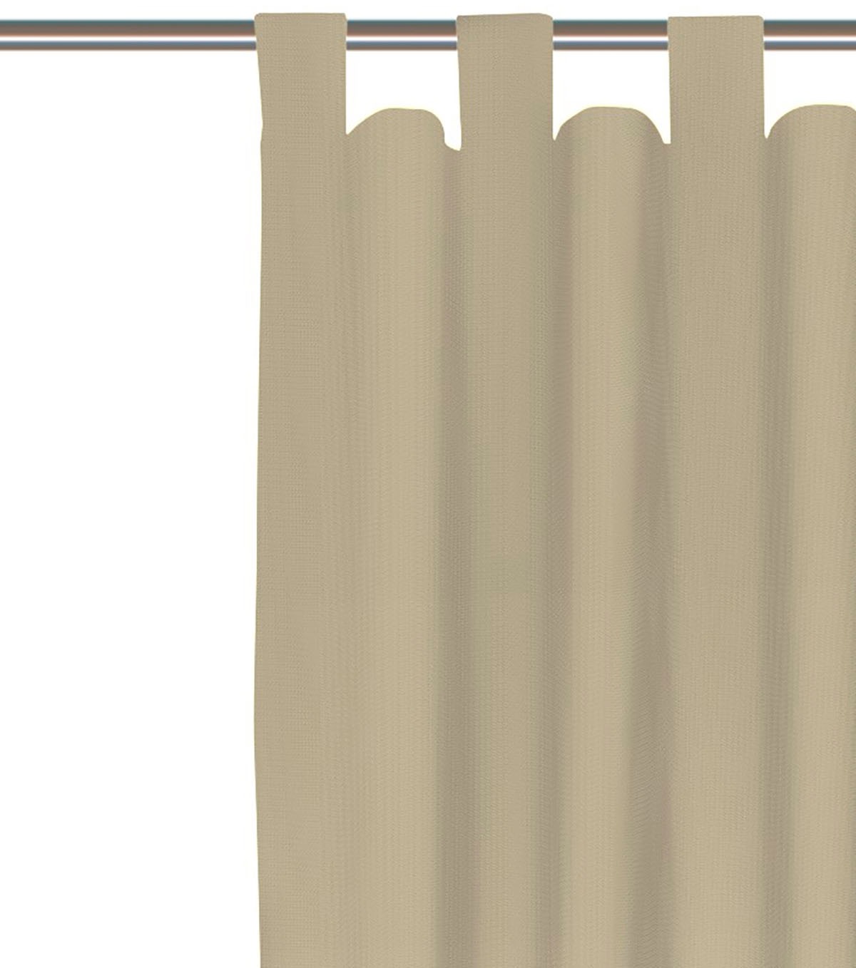 Adam Vorhang »Vorhang Uni Collection Light aus 100 % Bio-Baumwolle, Schlaufen (1 St)«, (1 St.), Vorhang Uni Collection Light aus Bio-Baumwolle Made in Germany