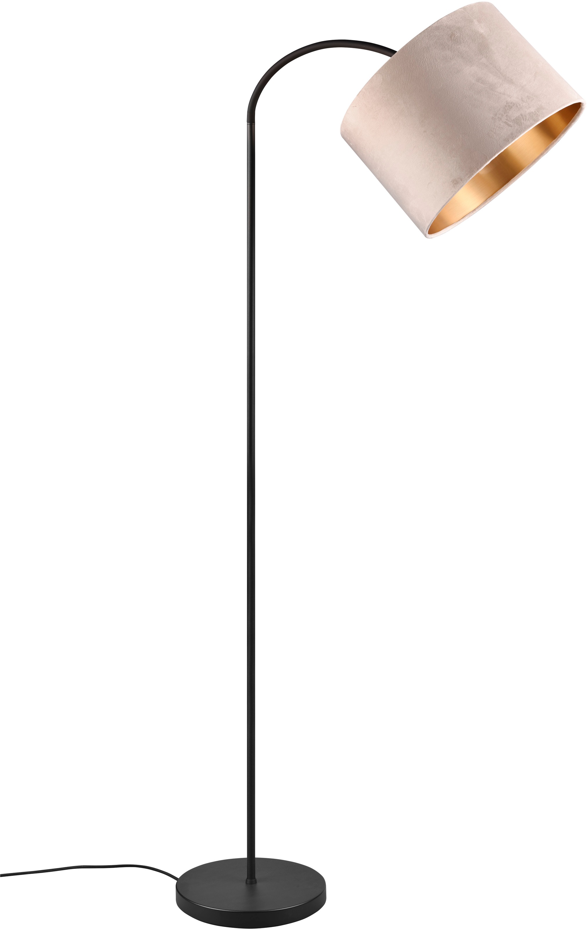 my home Stehlampe »JOSIE, Stehleuchte 156cm, mit Fußschalter exkl 1x E27 Le günstig online kaufen