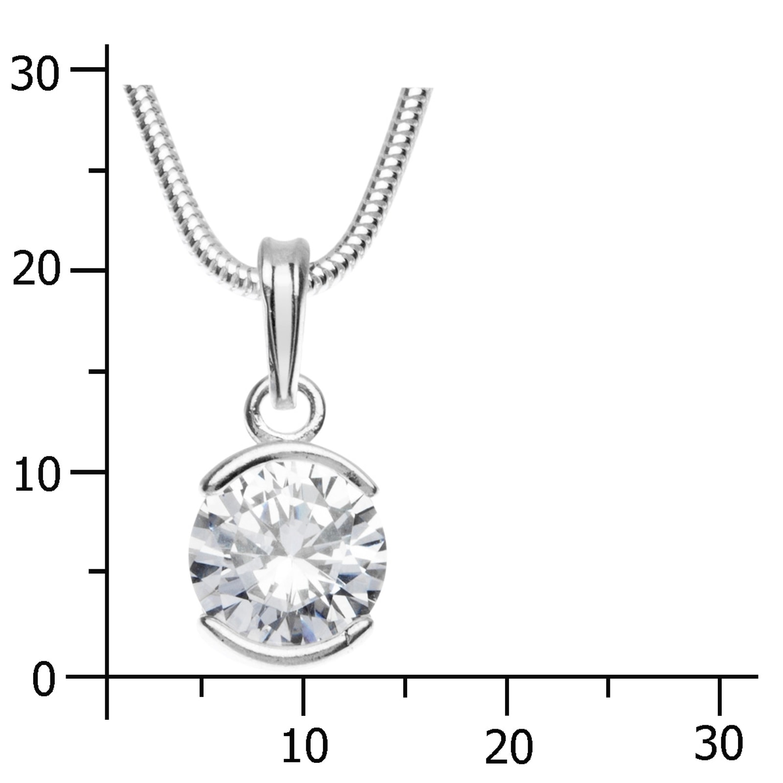 OSTSEE-SCHMUCK Kette mit Anhänger »Ostsee-Schmuck Kette mit Anhänger Fronika 10 mm«, (2 tlg.)