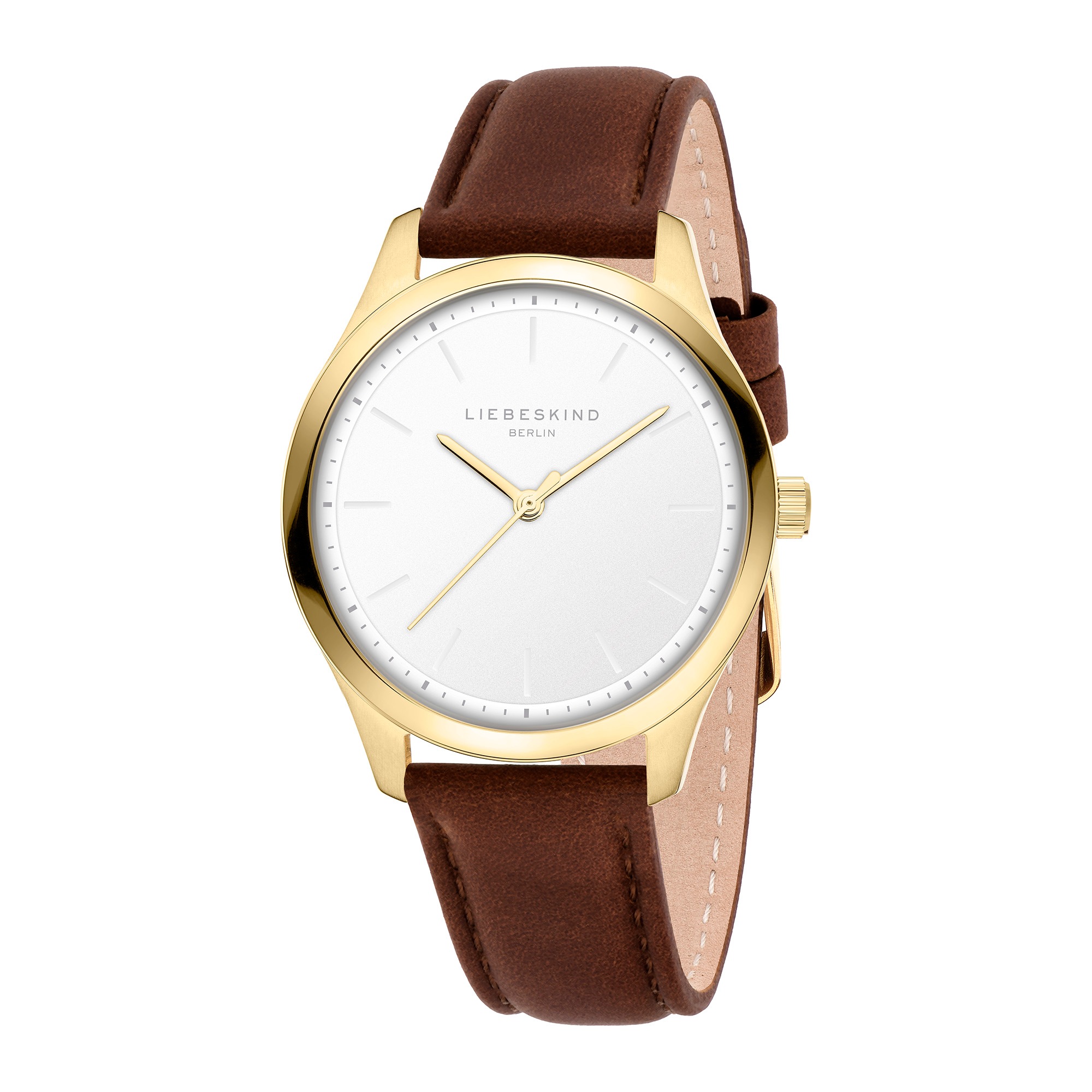 Liebeskind Berlin Quarzuhr »Basic Staples«, Armbanduhr, Damenuhr, Lederarmband, analog