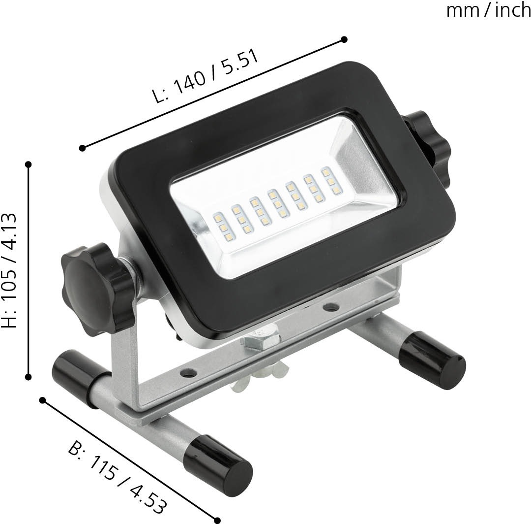 EGLO LED Flutlichtstrahler »PIERA«, 1 flammig, Leuchtmittel LED-Board   LED günstig online kaufen