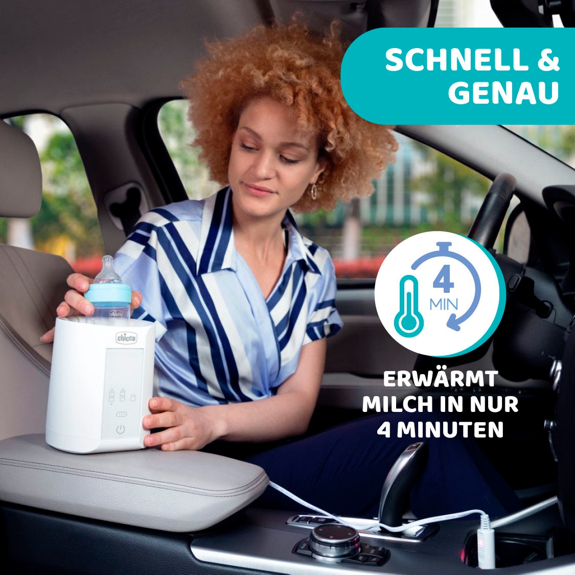 Chicco Flaschenwärmer »Zuhause/Unterwegs«, inkl. Adapter für das Auto