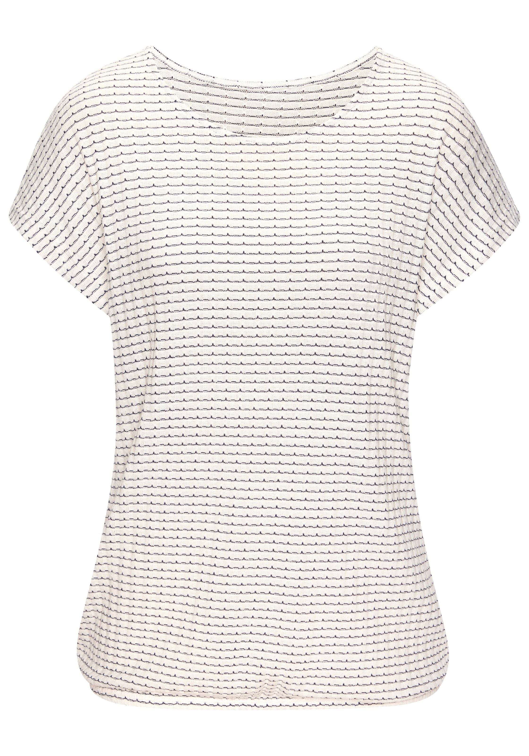 Vivance Kurzarmshirt »aus strukturierter Strickqualität« Set,  mit Gummizug im Bund