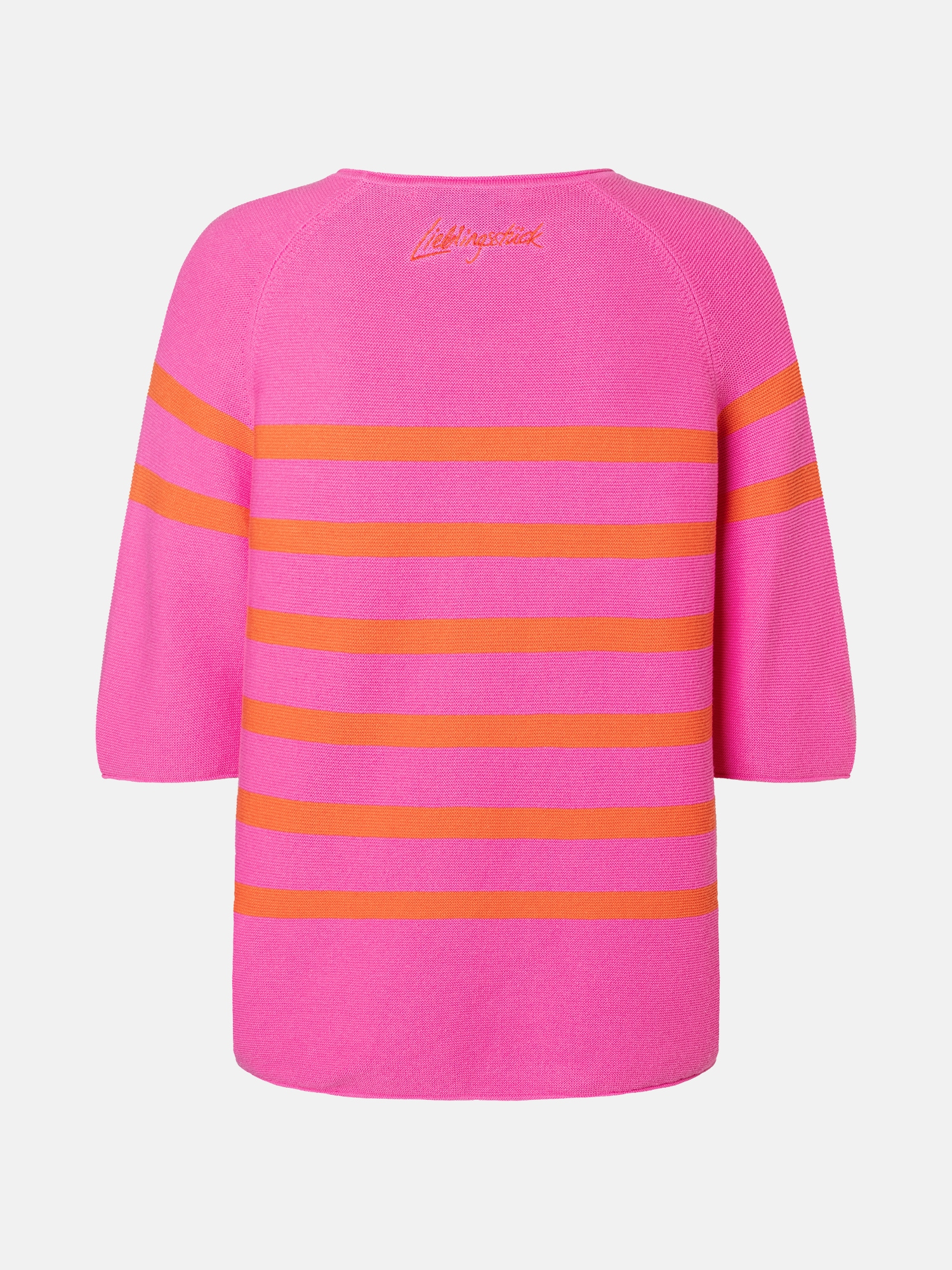 Lieblingsstück Kurzarmpullover »KlerariEP« Halbarm mit Rundhals, gestreift