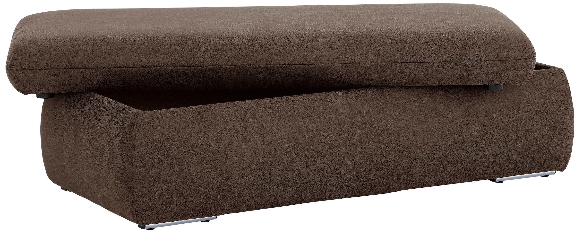 INOSIGN Polsterhocker »Avesa«, Mit großem Staufach, passend zur Serie "Avesa", B/T/H: 136/64/43 cm
