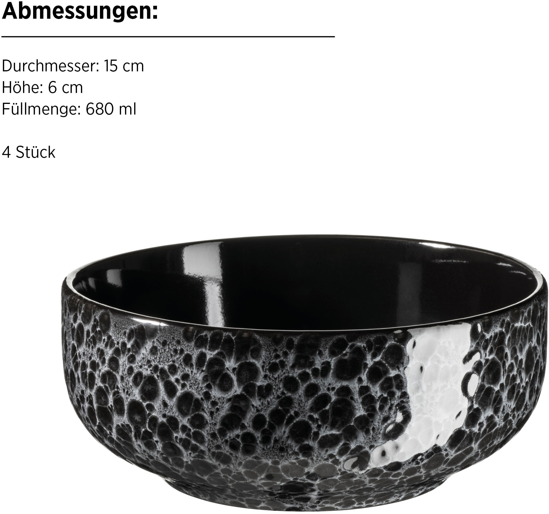 MÄSER Kombiservice »FILIPPA, Kombiservice, Steinzeug«, (Set, 16 tlg.), Geschirr-Set, Service