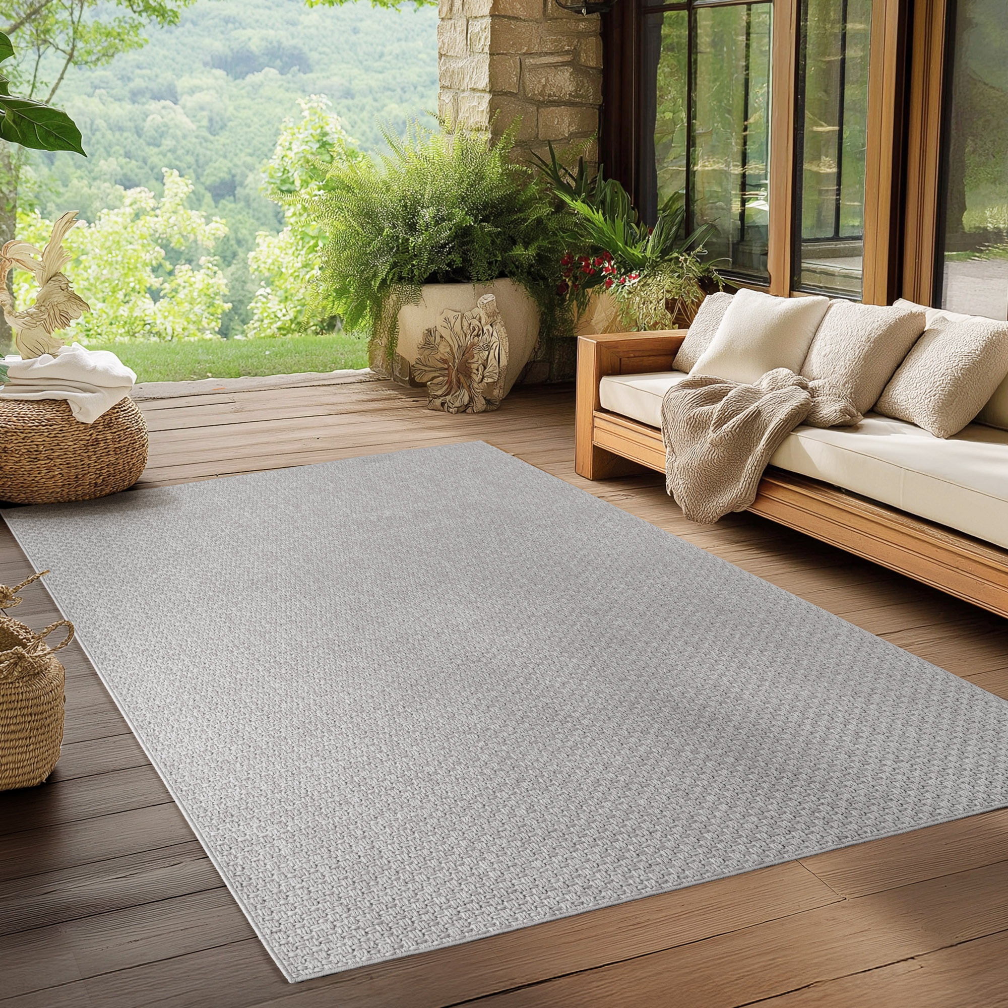 Ayyildiz Teppiche Outdoorteppich »IBIZA 1901«, rechteckig, 5 mm Höhe, Läufe günstig online kaufen