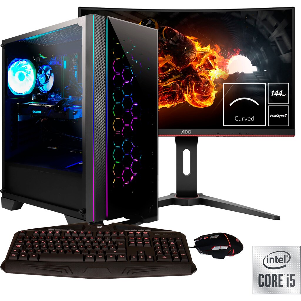 Hyrican Gaming-PC-Komplettsystem »Nova SET2045«, (2 St.)