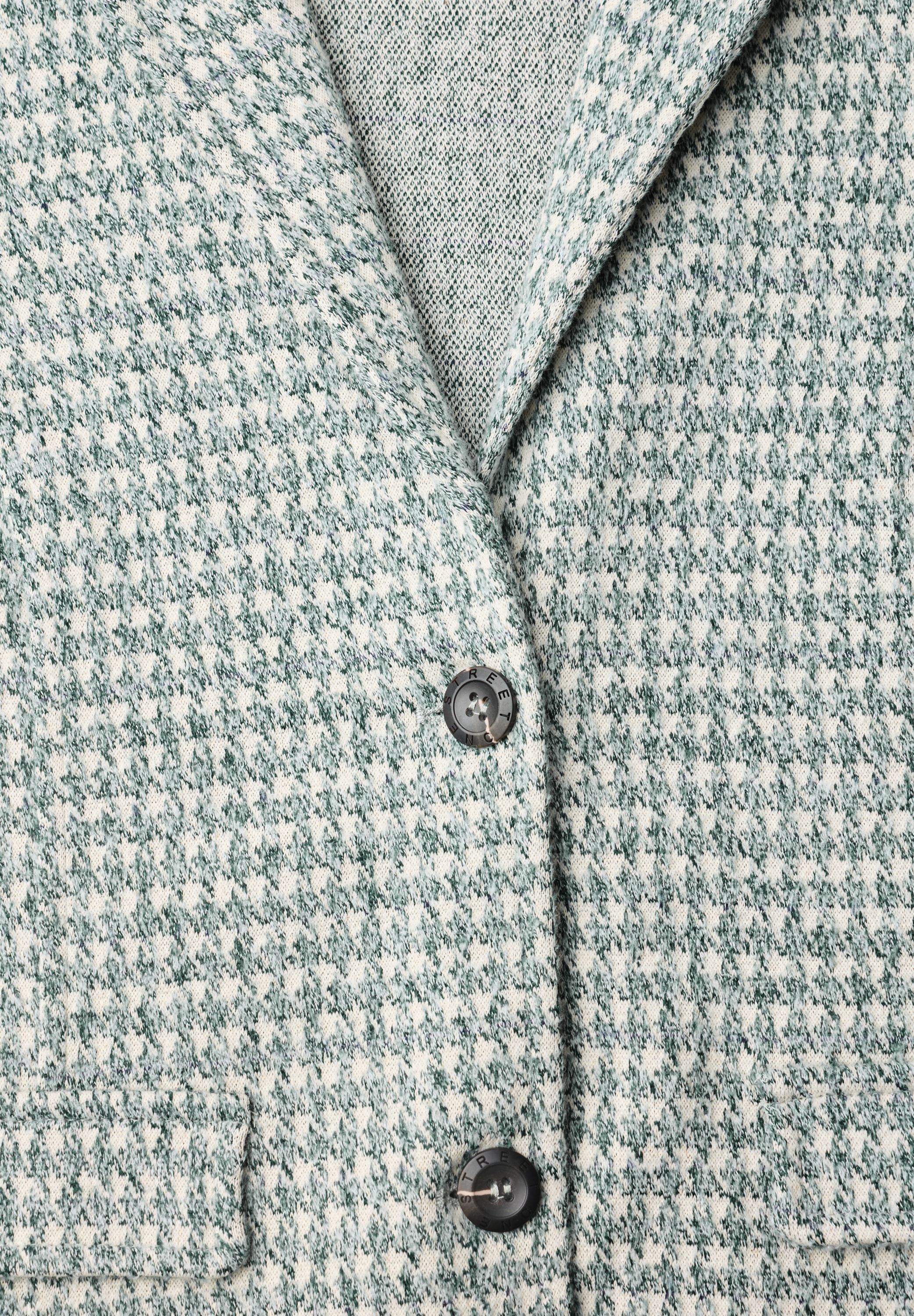 STREET ONE Kurzblazer Blazer mit Reverskragen und Muster