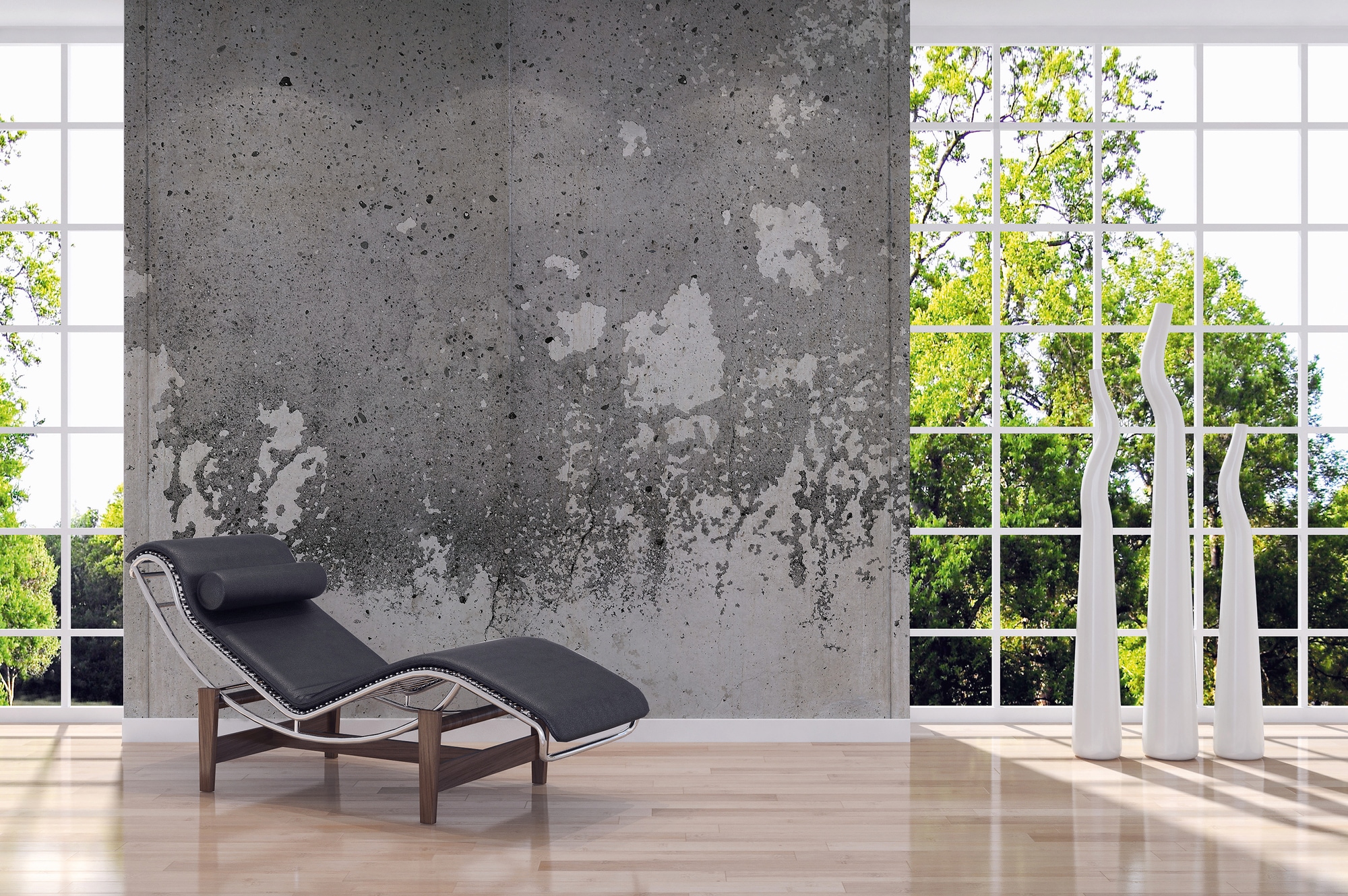 A.S. Création Vliestapete »Betonoptik Fototapete Grau Schwarz industrial« m günstig online kaufen